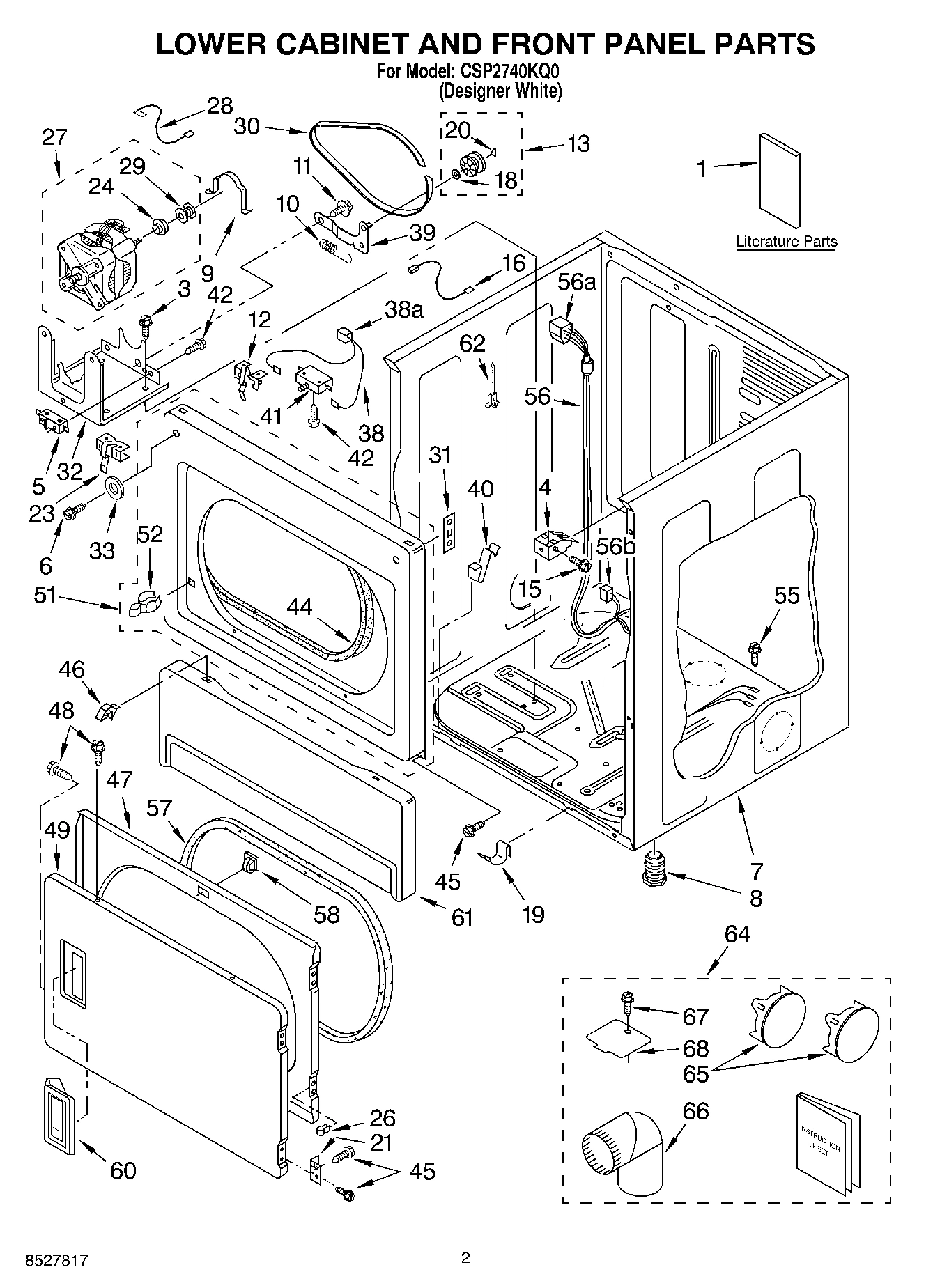 02 - LOWER CABINET AND FRONT PANEL, LITE