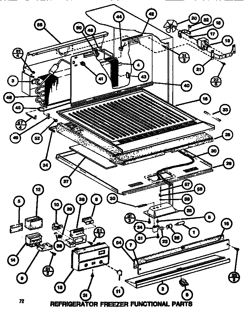 02 - FUNCTIONAL PARTS (REF/FRZ)
