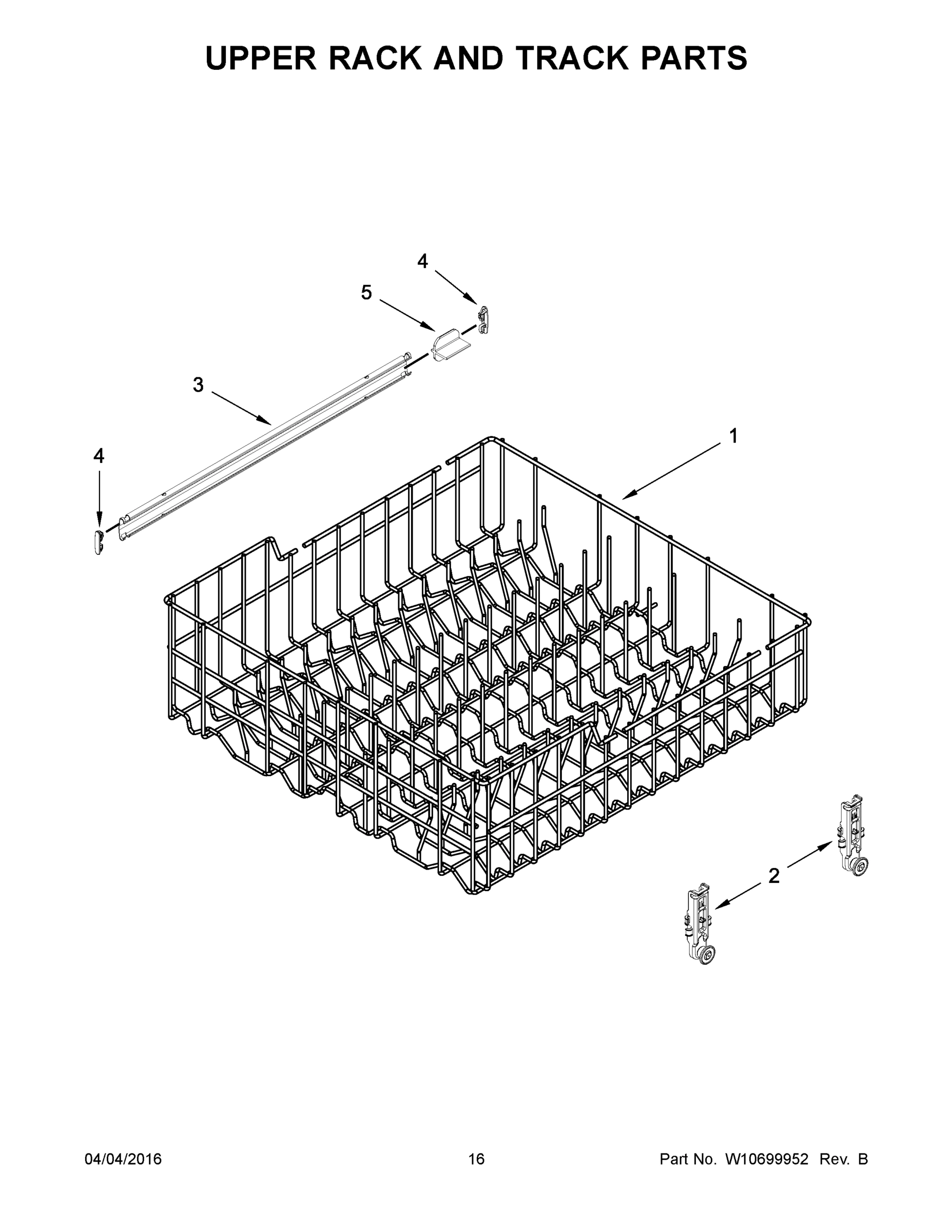 09 - UPPER RACK AND TRACK PARTS