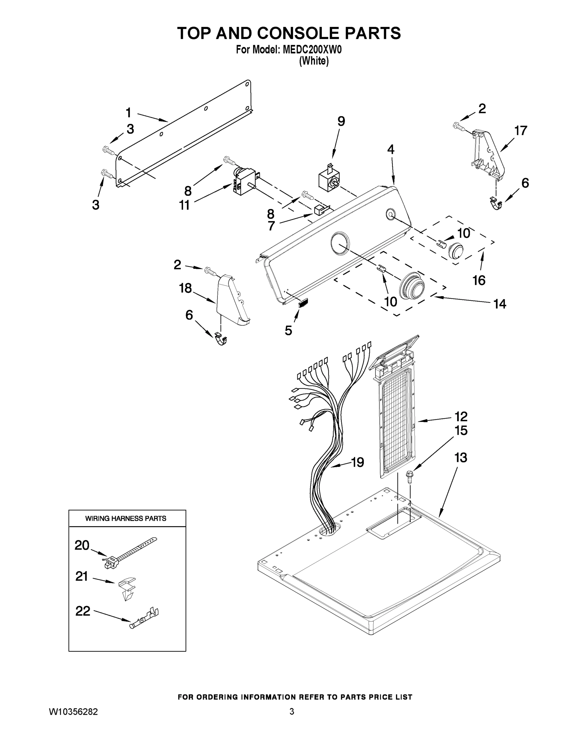 02 - TOP AND CONSOLE PARTS