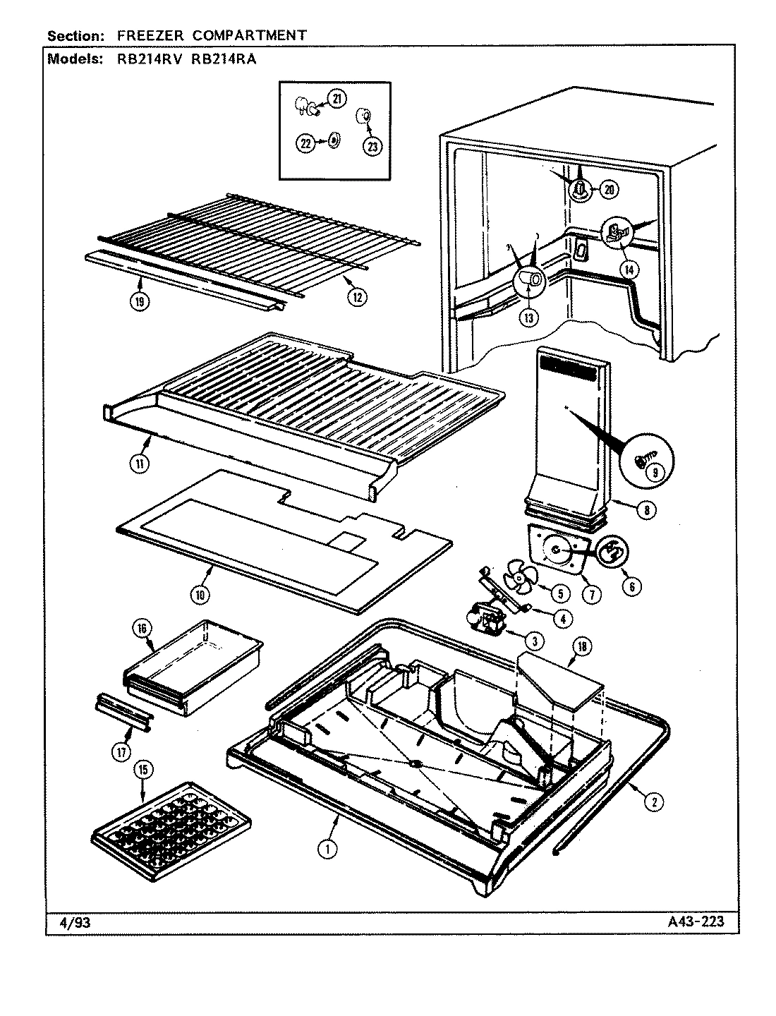 02 - FREEZER COMPARTMENT