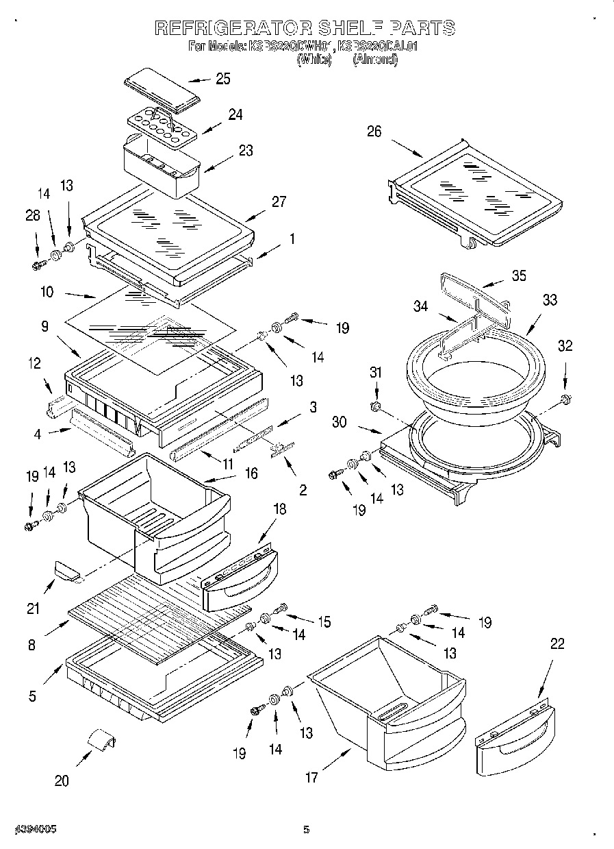 04 - REFRIGERATOR SHELF