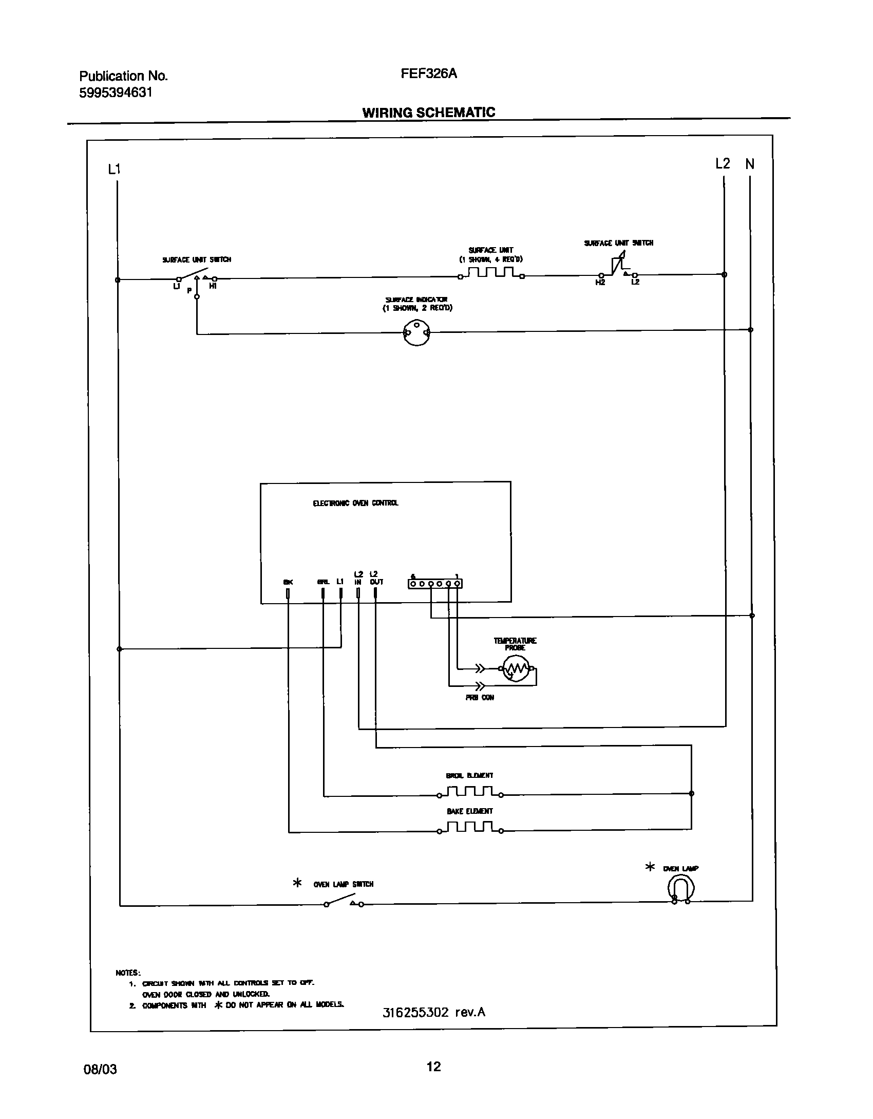 12 - WIRING SCHEMATIC