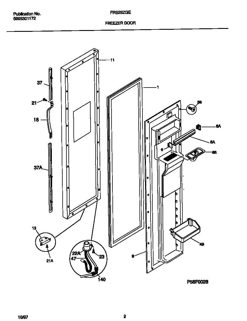 02 - FREEZER DOOR