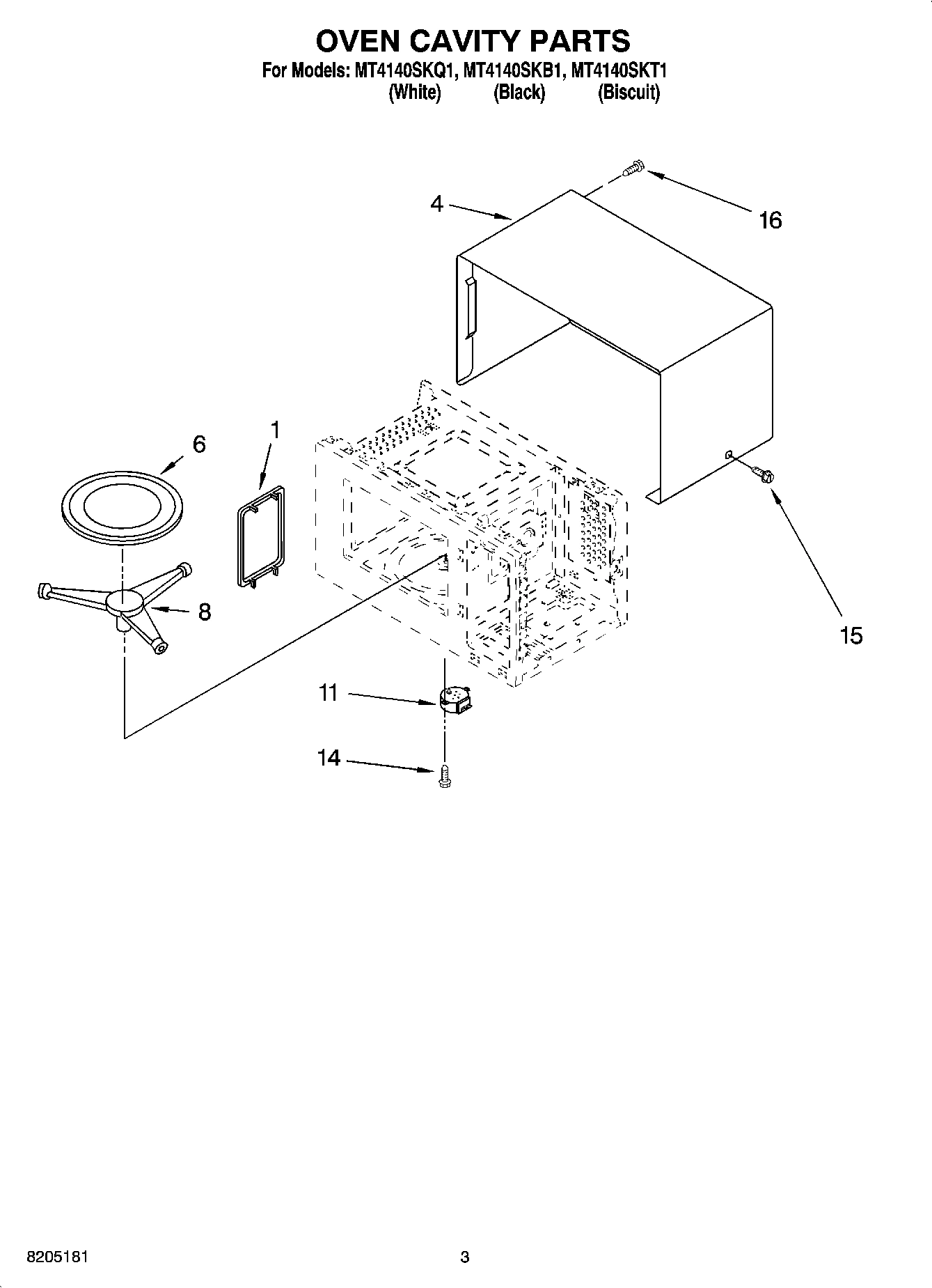 03 - OVEN CAVITY PARTS