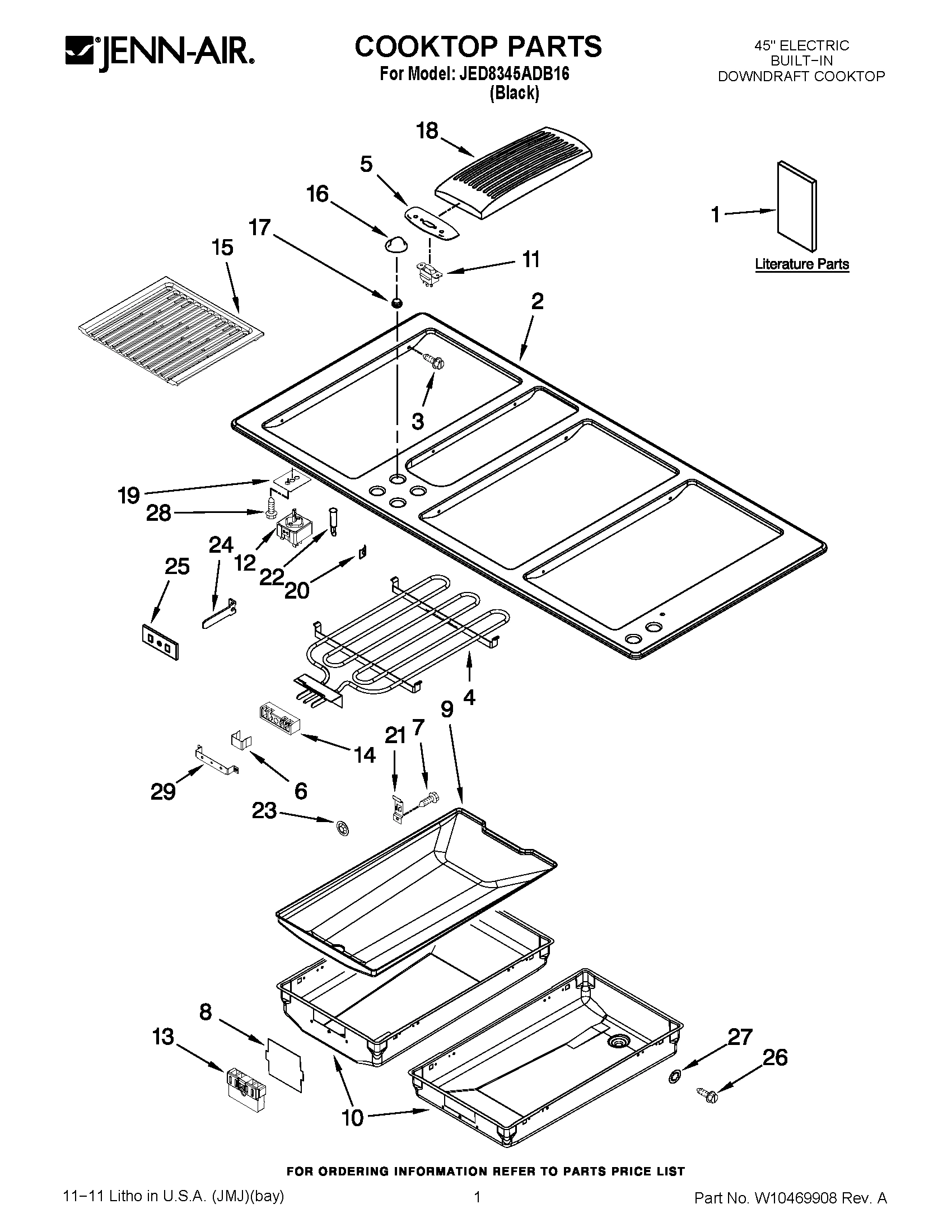 01 - COOKTOP PARTS