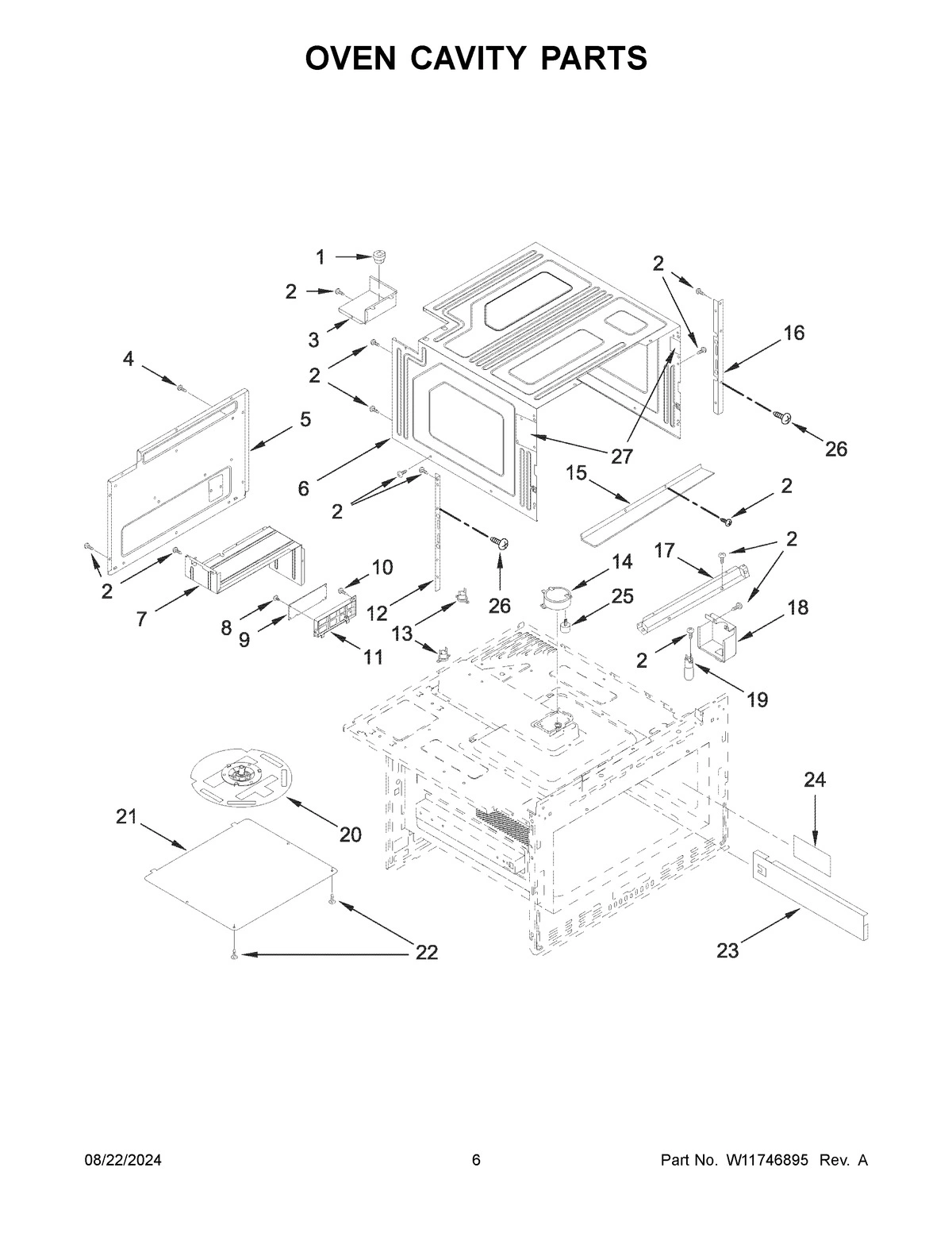 04 - OVEN CAVITY PARTS