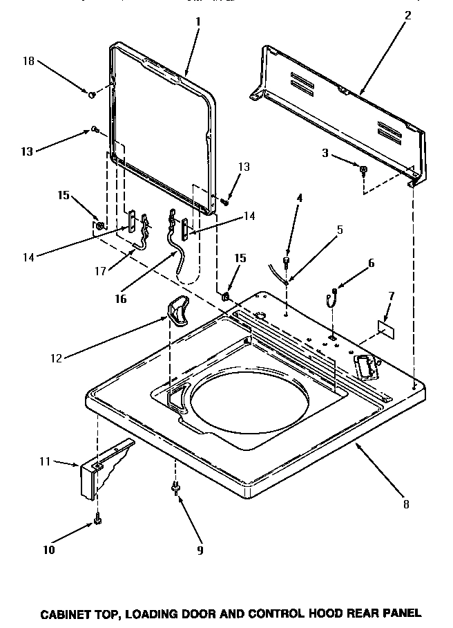 05 - CAB TOP/LOADING DR & CTRL HOOD REAR PAN