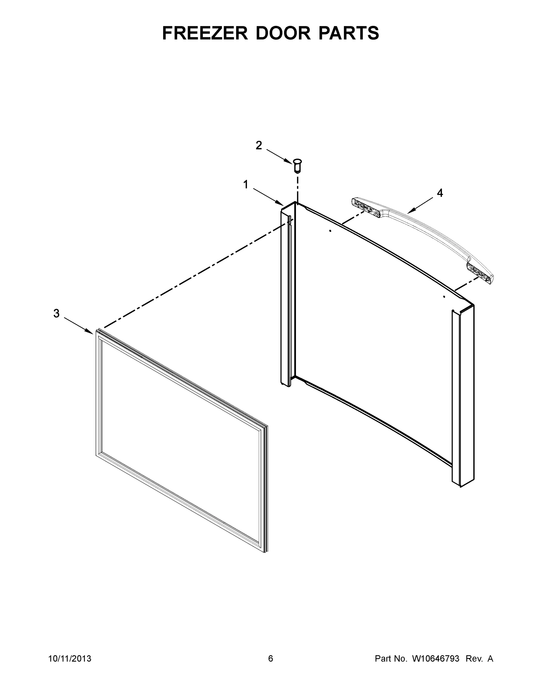 04 - FREEZER DOOR PARTS