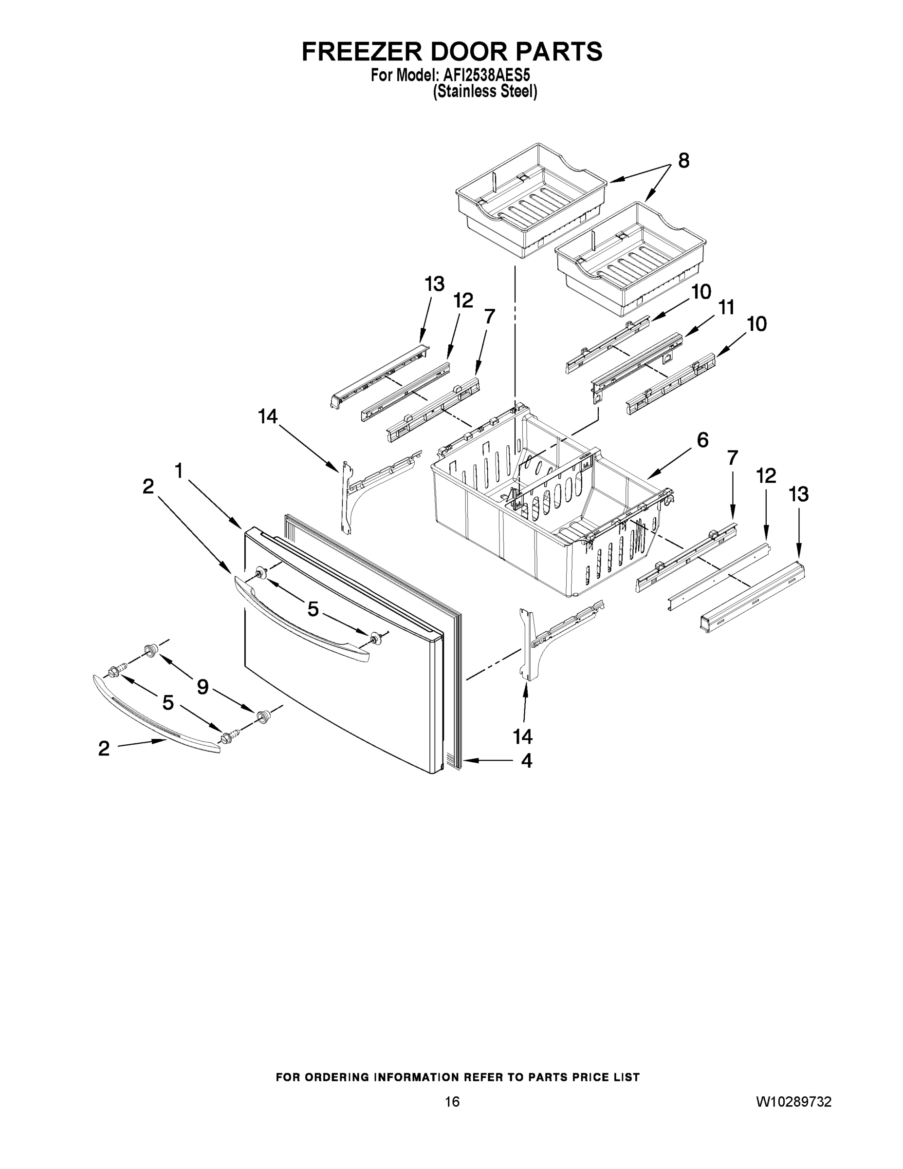 09 - FREEZER DOOR PARTS