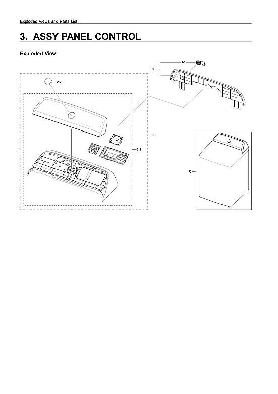 Control Panel Assembly