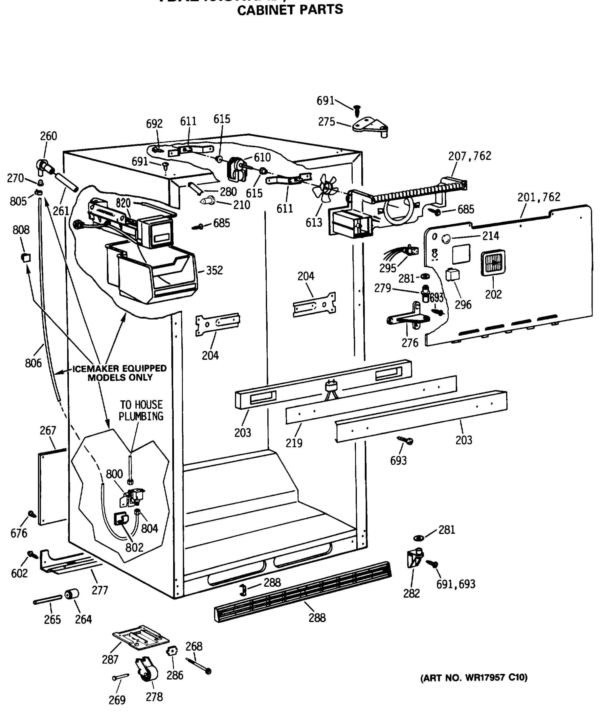 CABINET PARTS