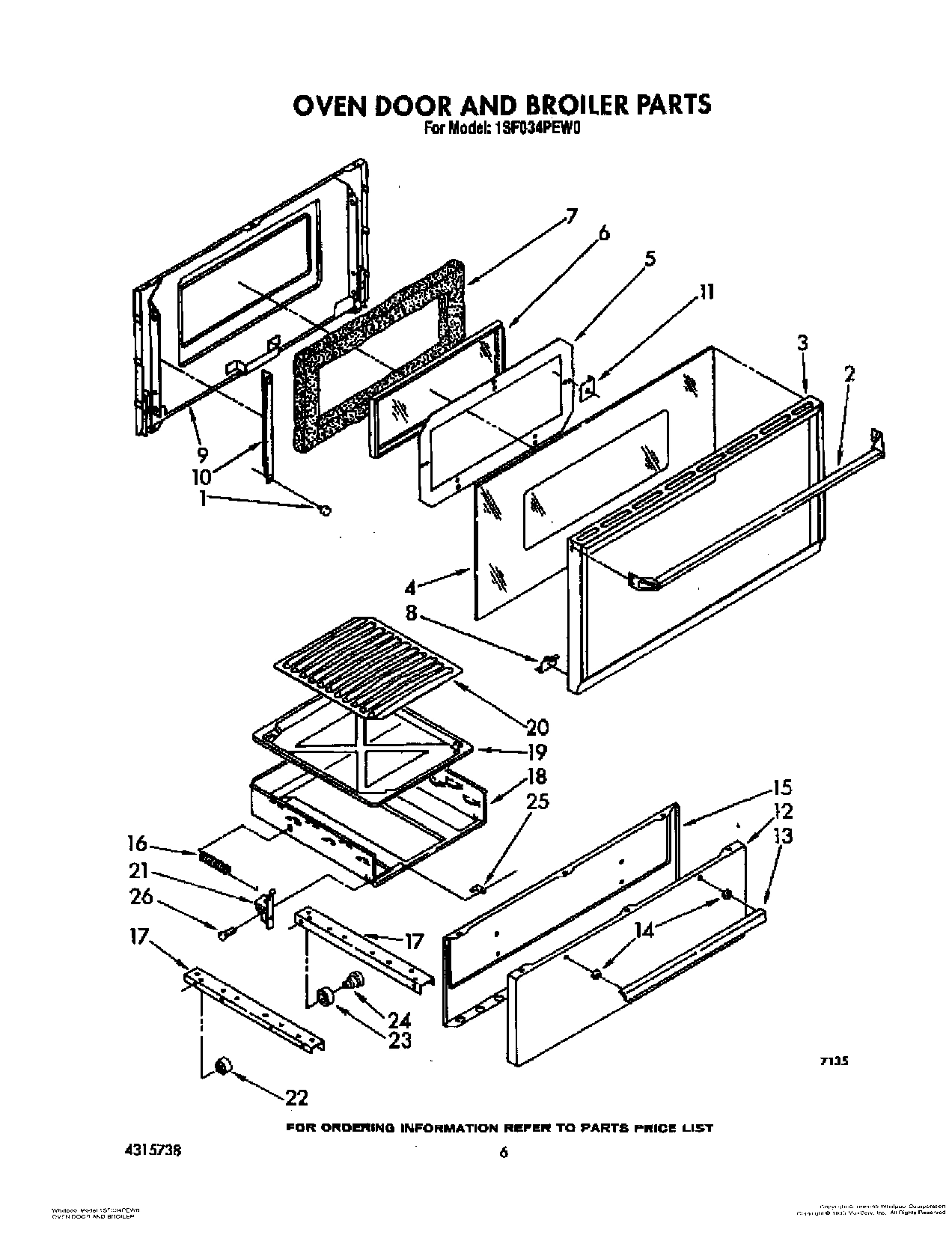 05 - OVEN DOOR AND BROILER
