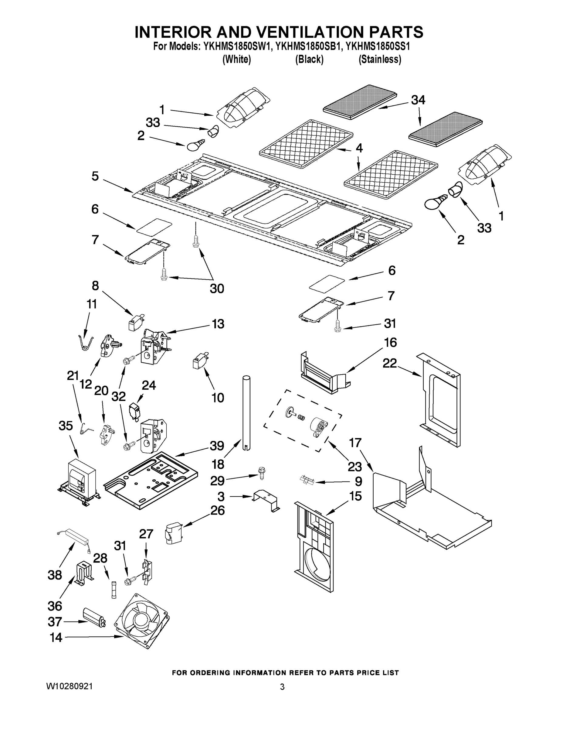 03 - INTERIOR AND VENTILATION PARTS