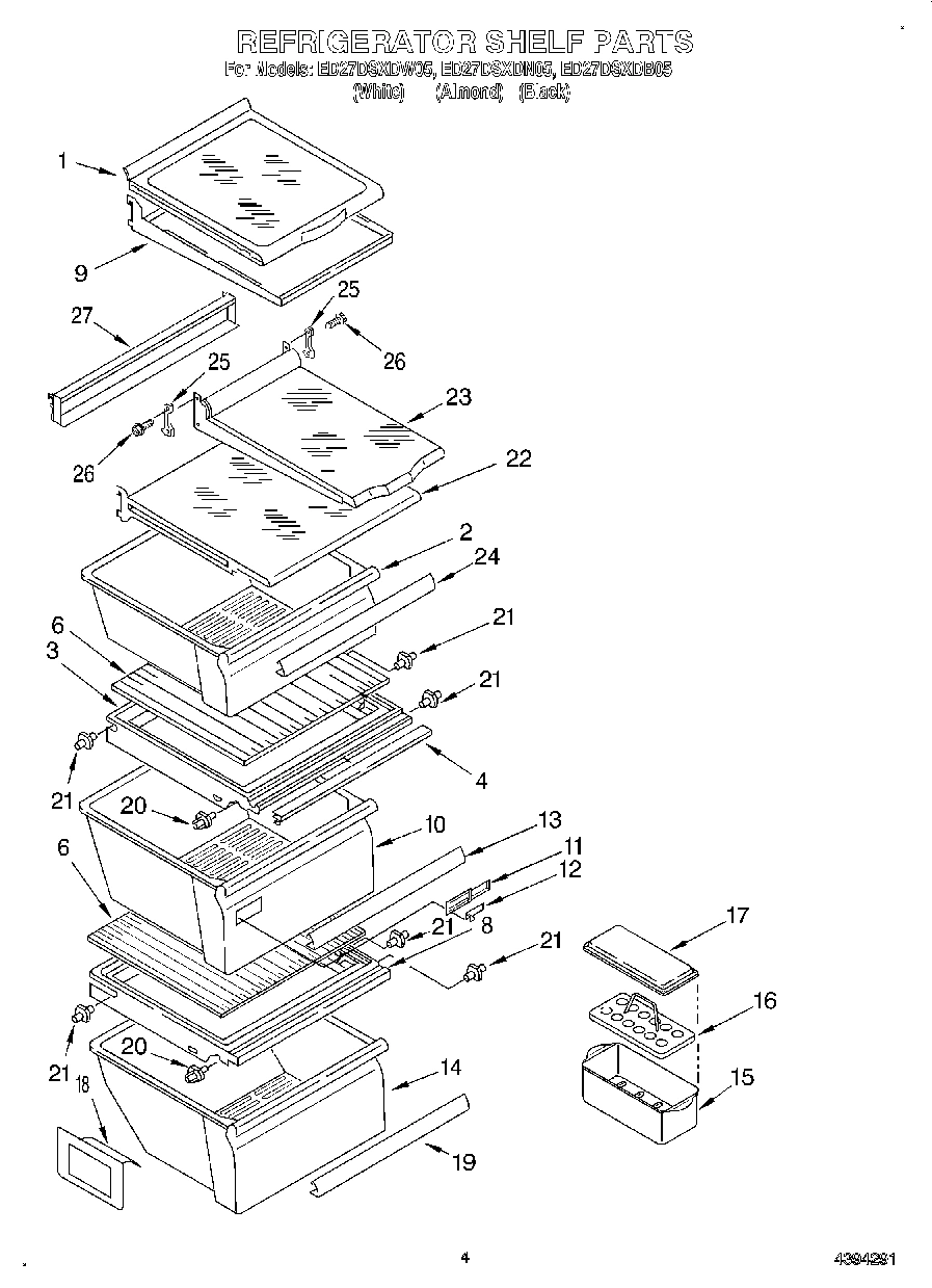 03 - REFRIGERATOR SHELF