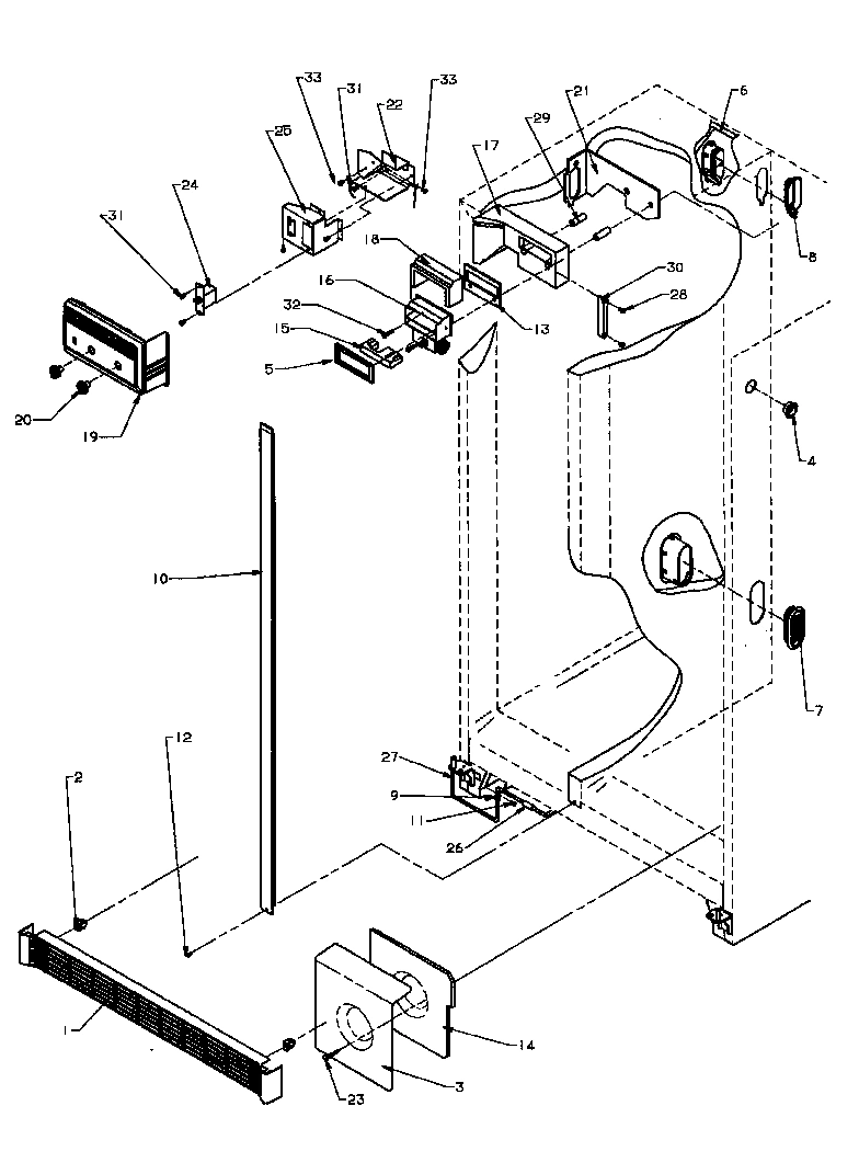14 - REF/FZ CONTROLS & CABINET PARTS