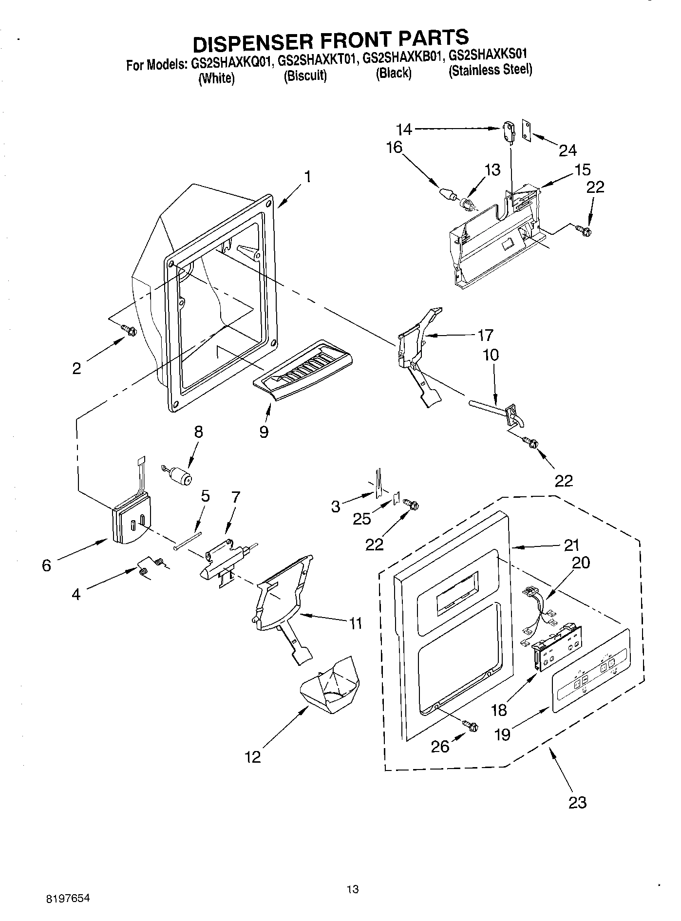 08 - DISPENSER FRONT