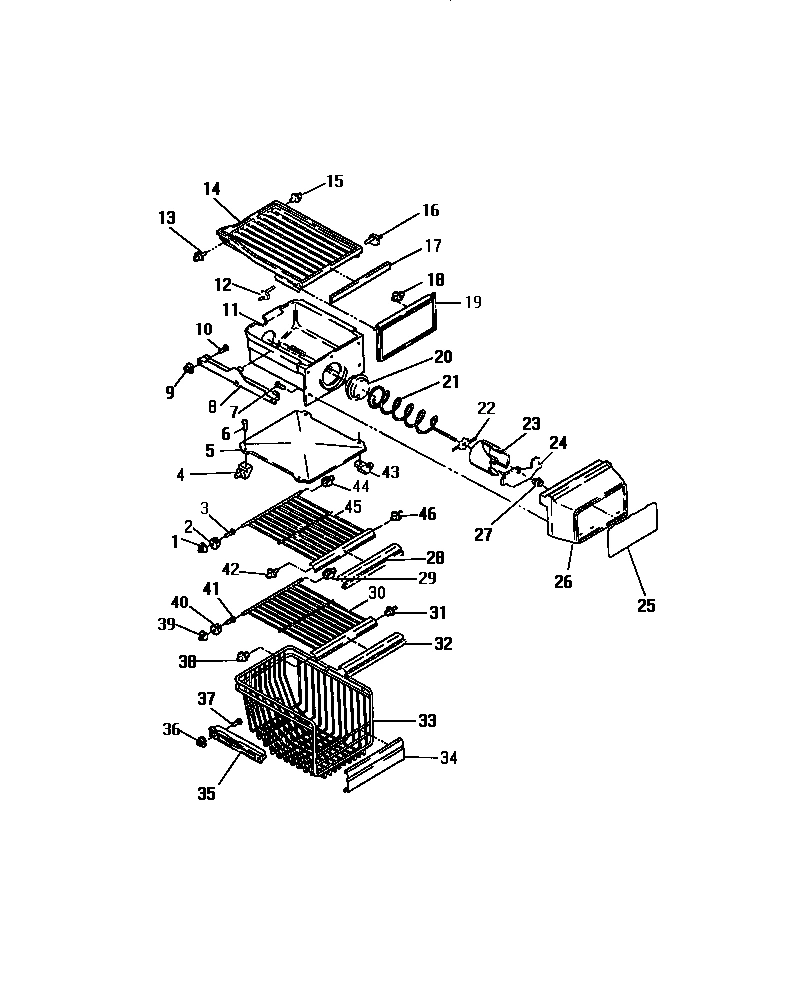 07 - INTERIOR FREEZER COMPARTMENT