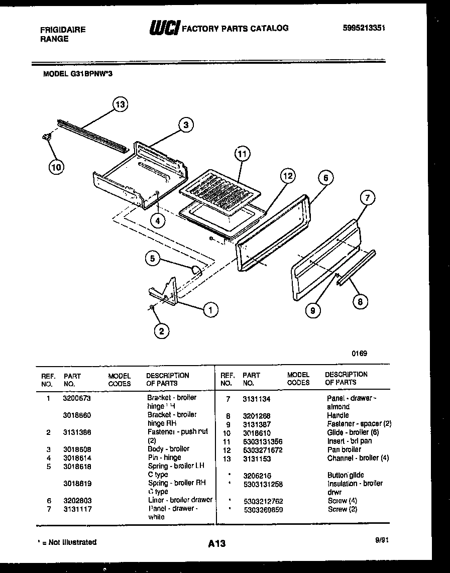 04 - BROILER DRAWER PARTS
