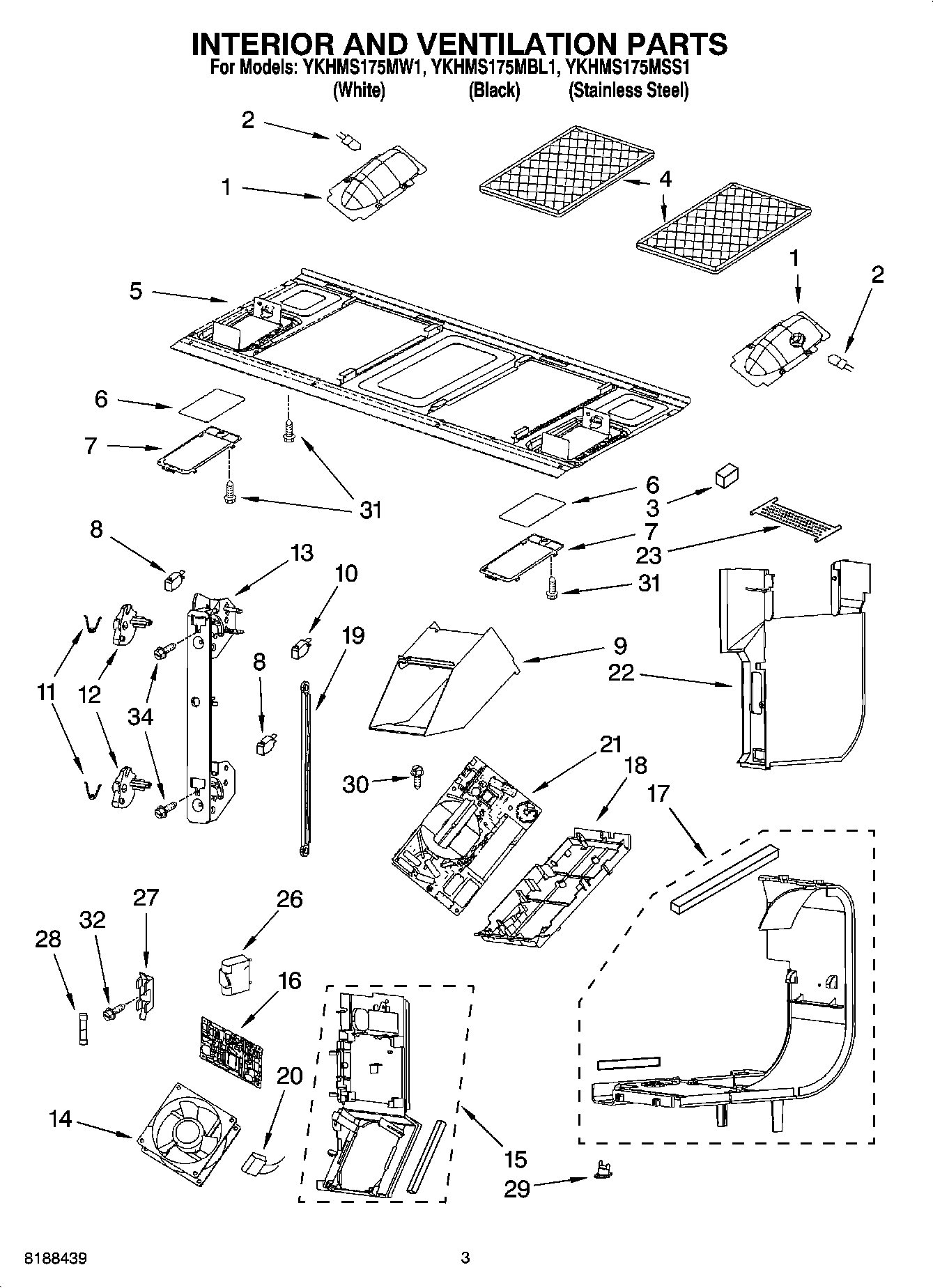 03 - INTERIOR AND VENTILATION PARTS