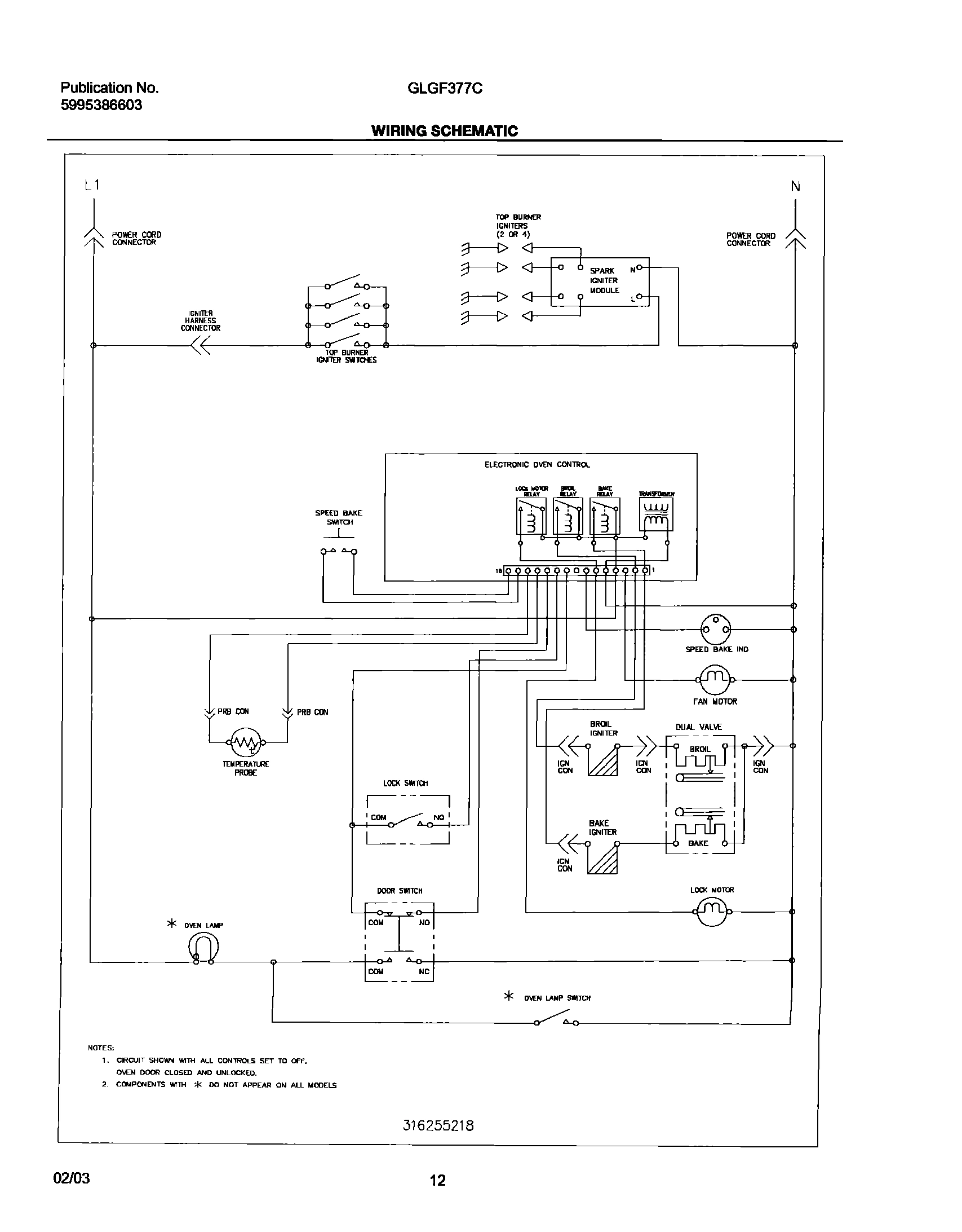 12 - WIRING SCHEMATIC