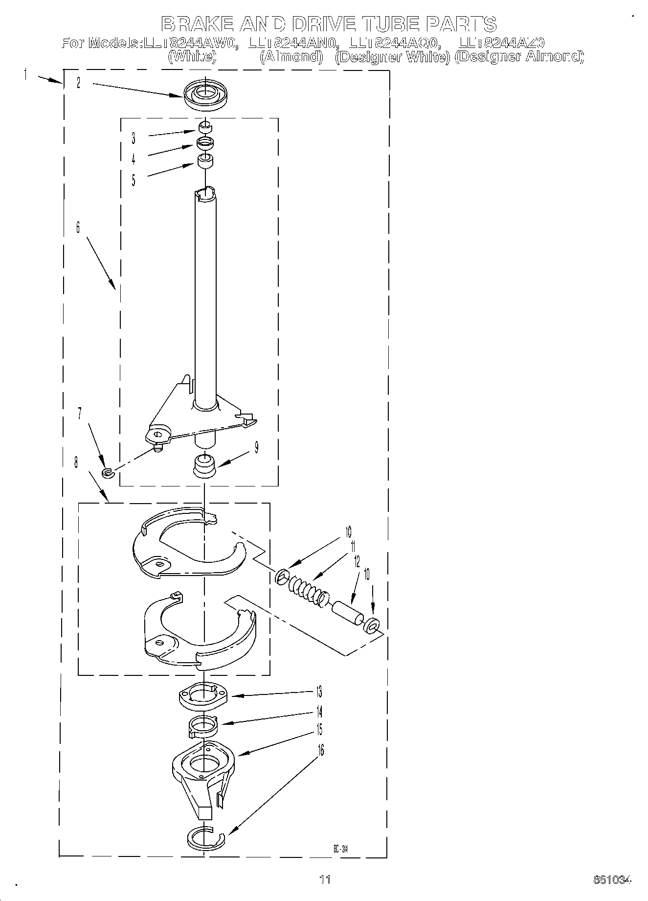 09 - BRAKE AND DRIVE TUBE