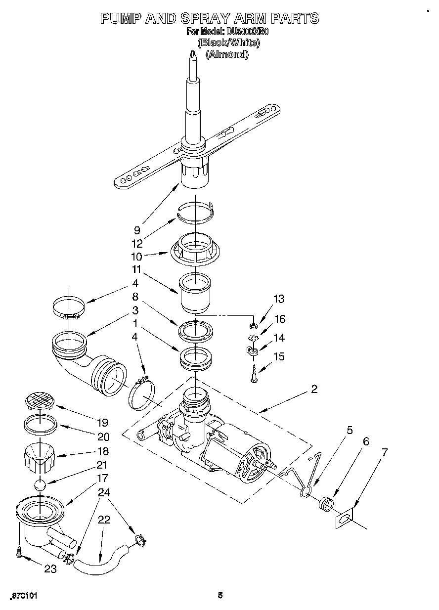 04 - PUMP AND SPRAY ARM