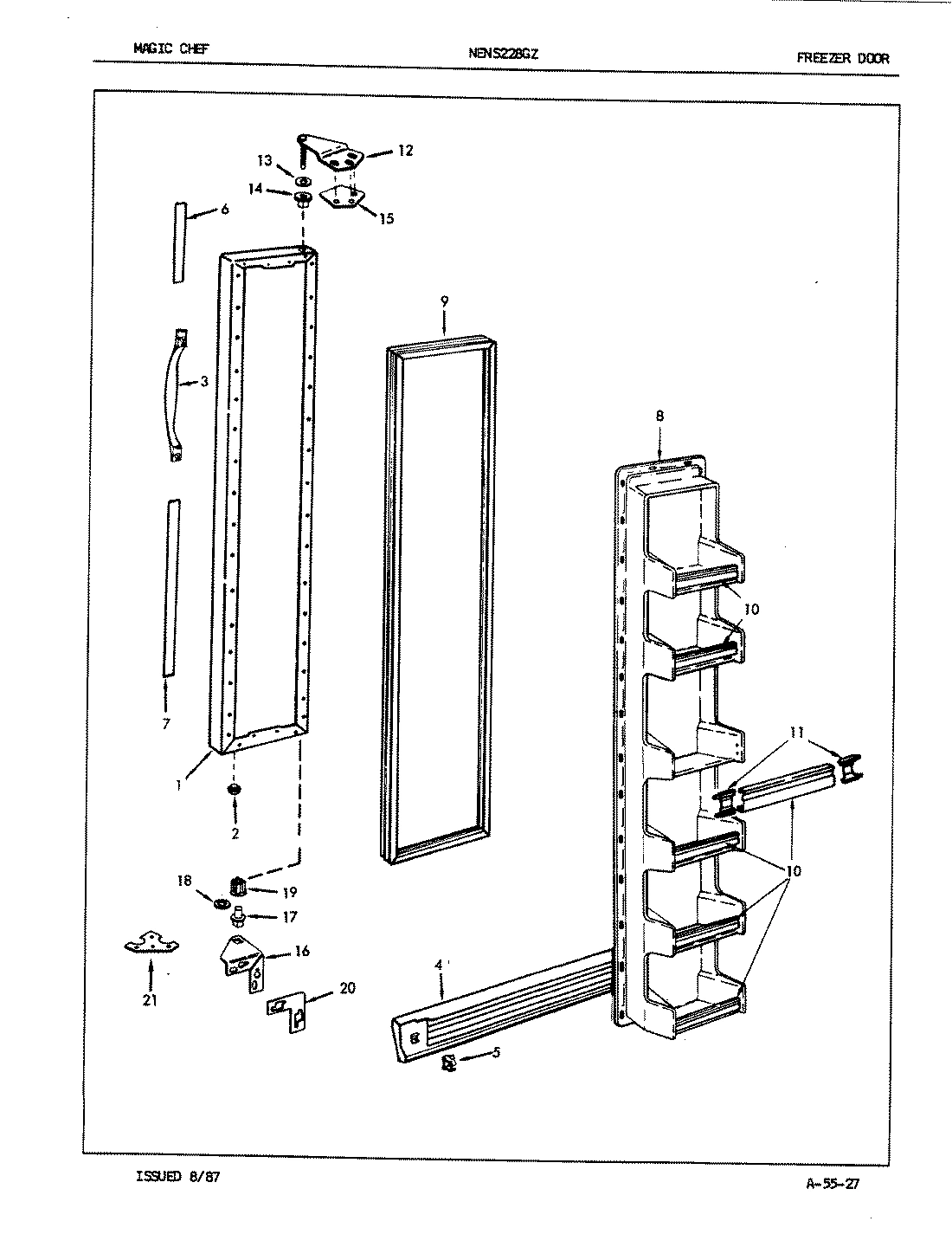 02 - FREEZER DOOR