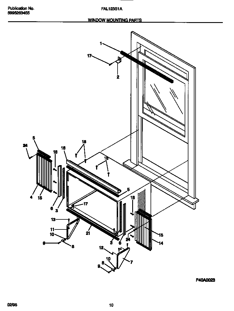 06 - WINDOW MOUNTING PARTS