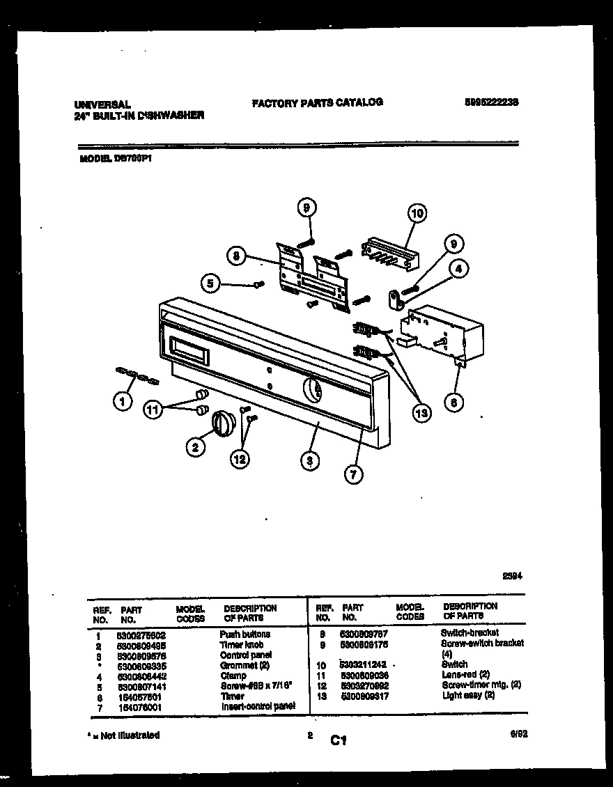 02 - CONSOLE AND CONTROL PARTS