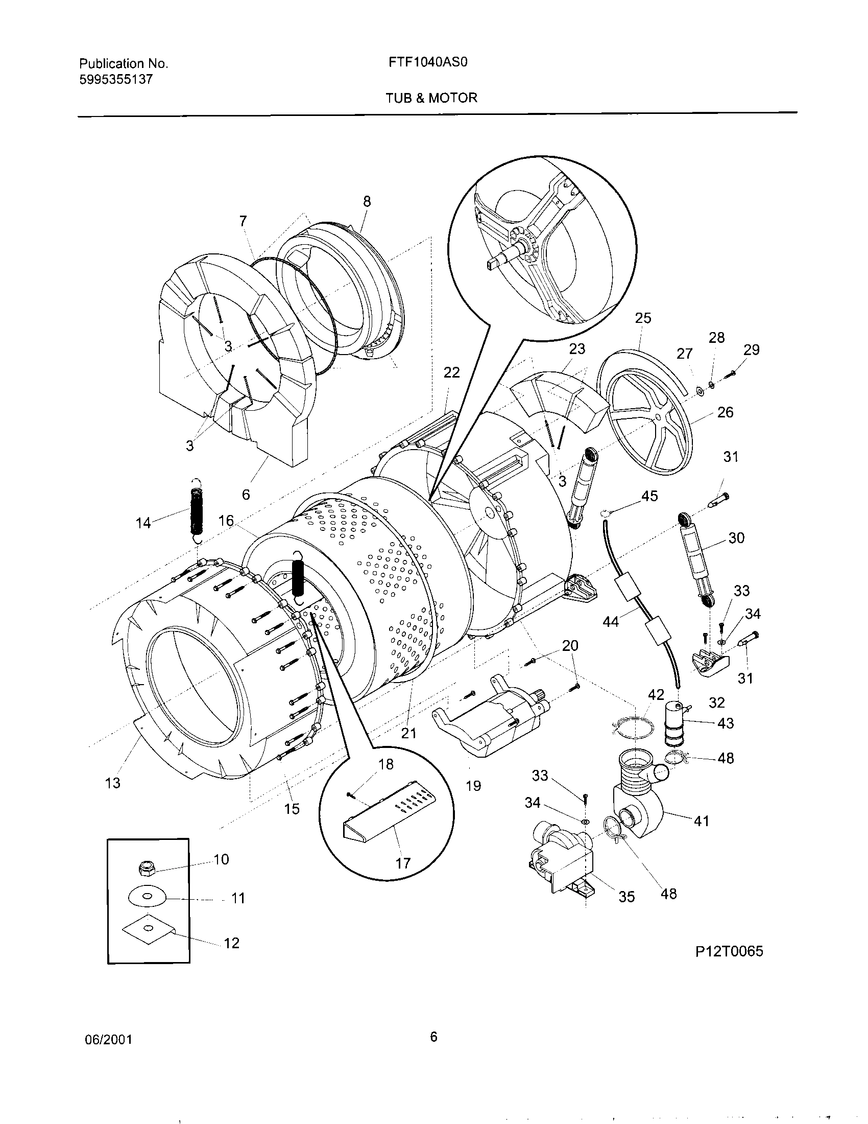 07 - WSHR TUB,MOTOR