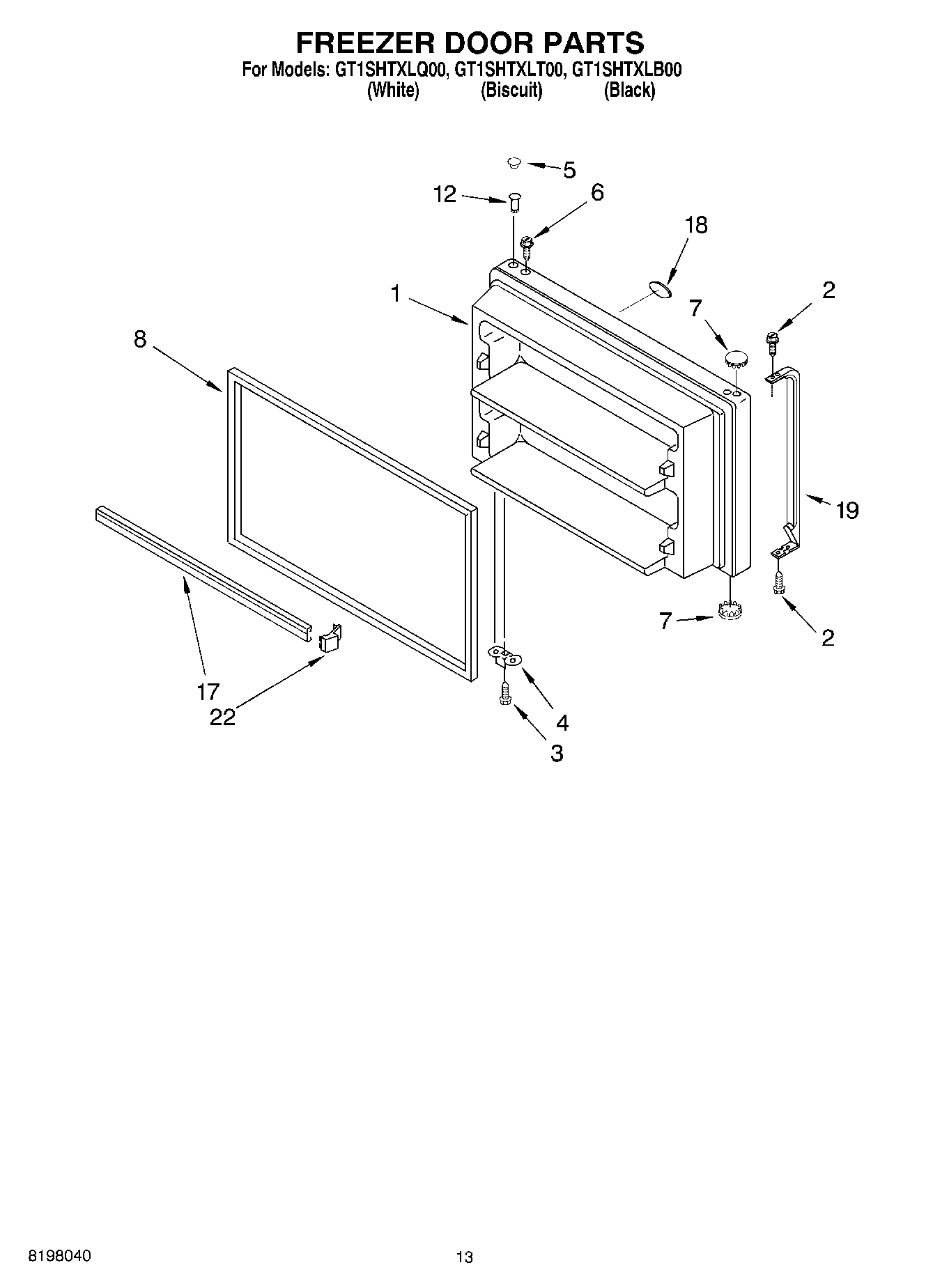 07 - FREEZER DOOR