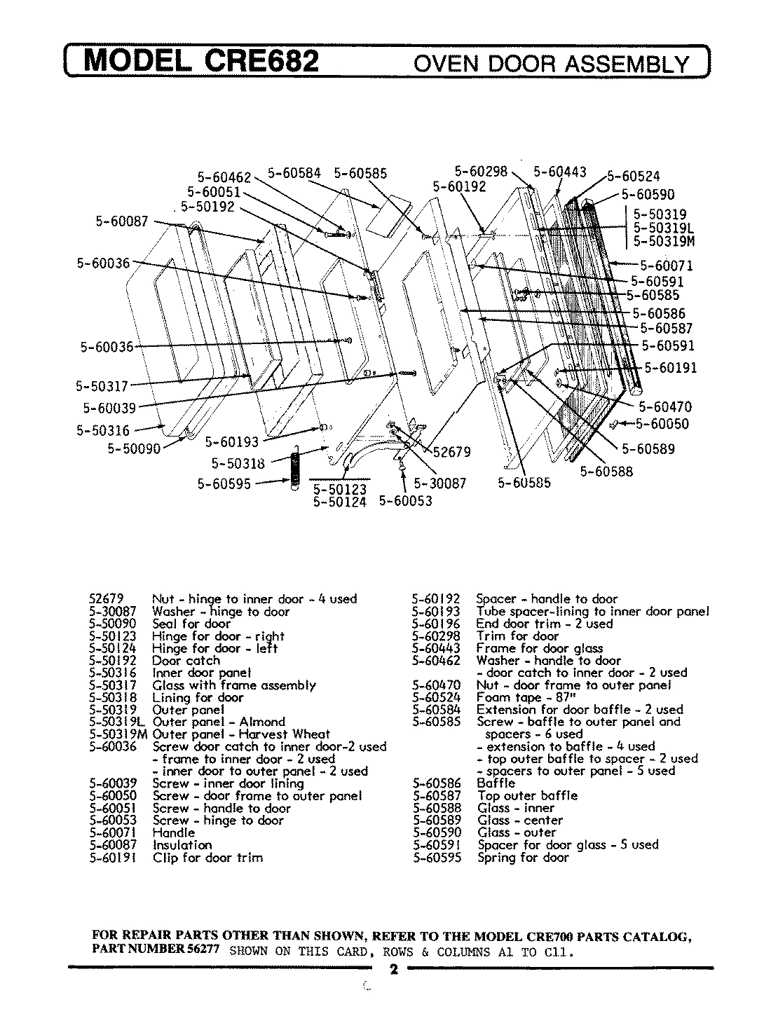 06 - OVEN DOOR ASSEMBLY