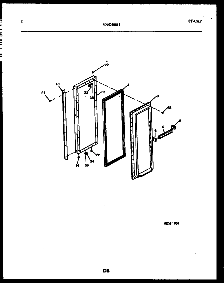 02 - FREEZER DOOR PARTS