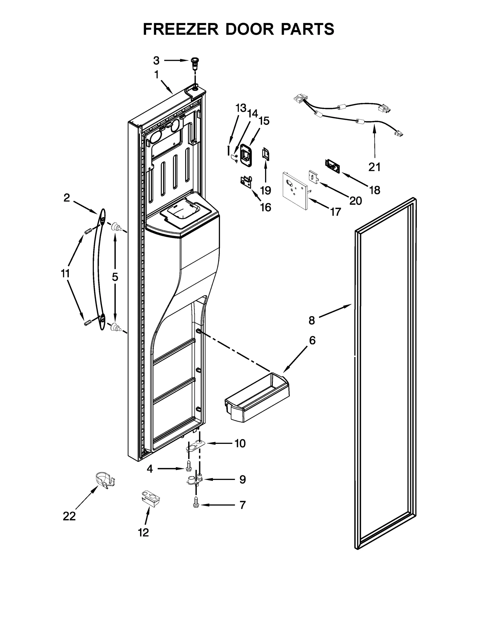 FREEZER DOOR PARTS