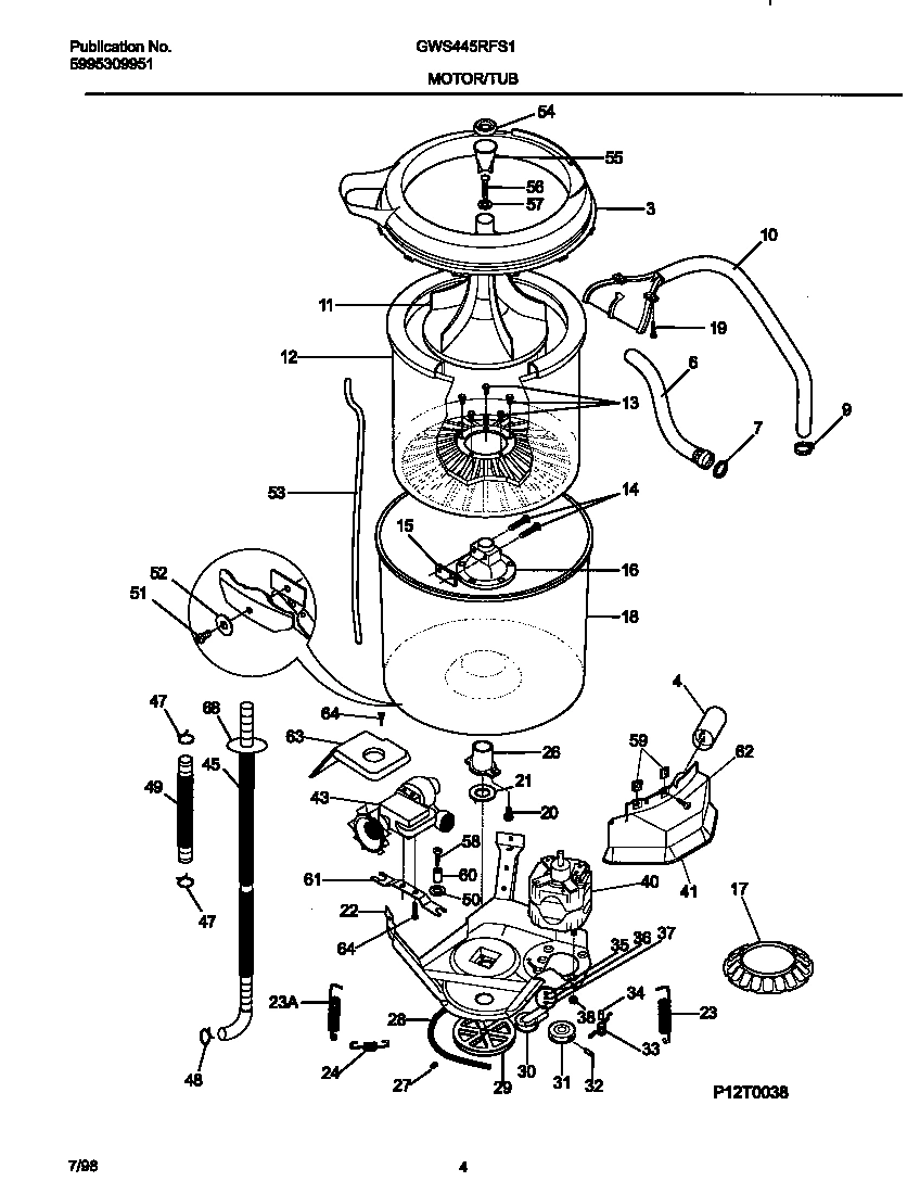 03 - WASHER MOTOR, HOSE