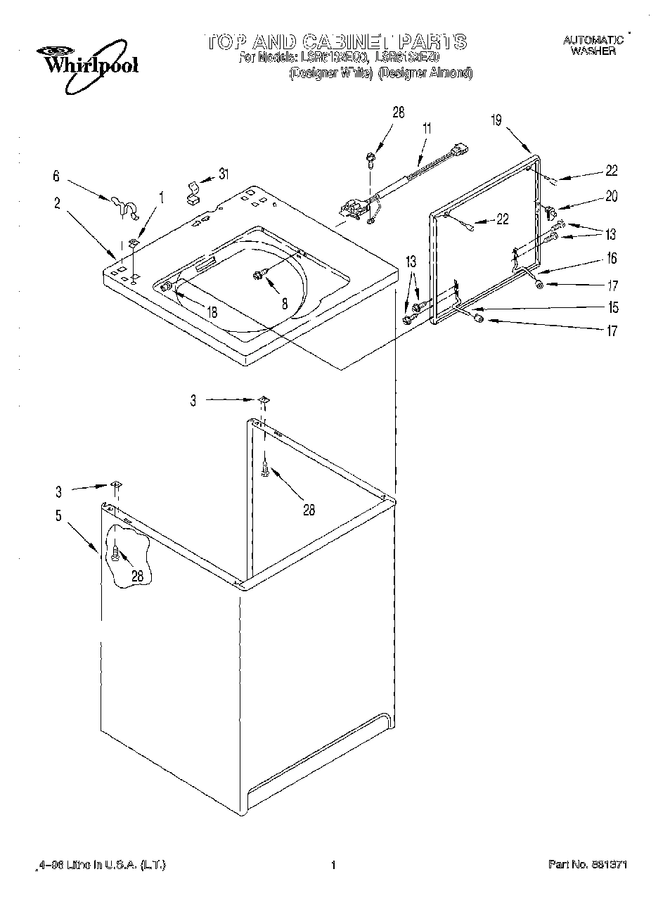 01 - TOP AND CABINET