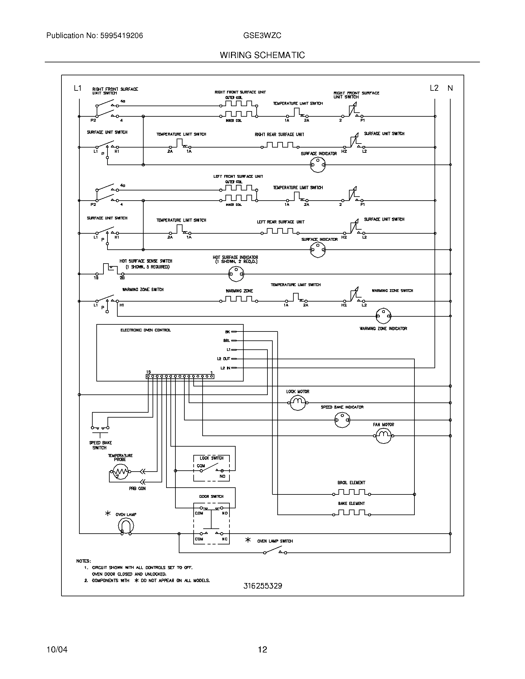 10 - WIRING SCHEMATIC