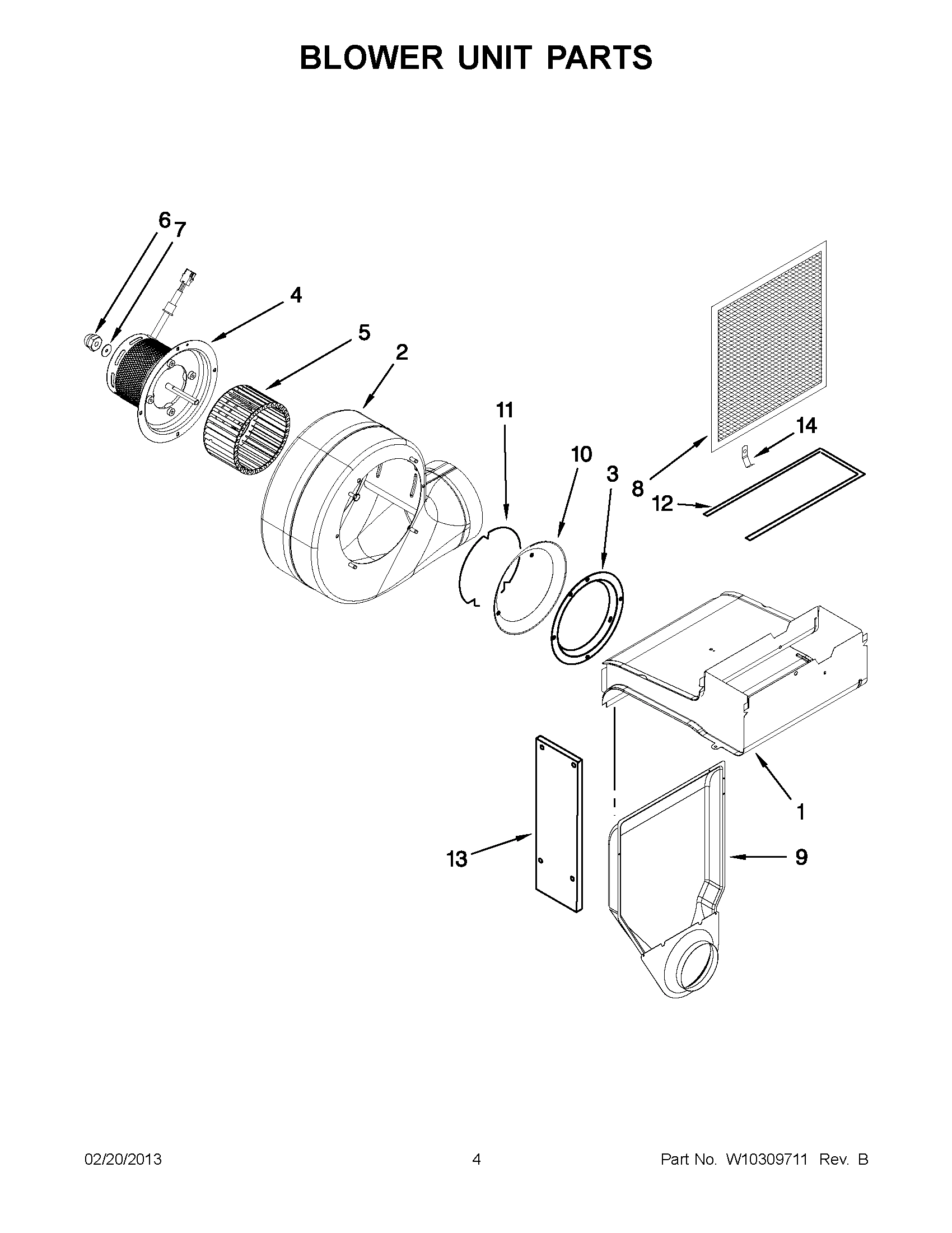 02 - BLOWER UNIT PARTS