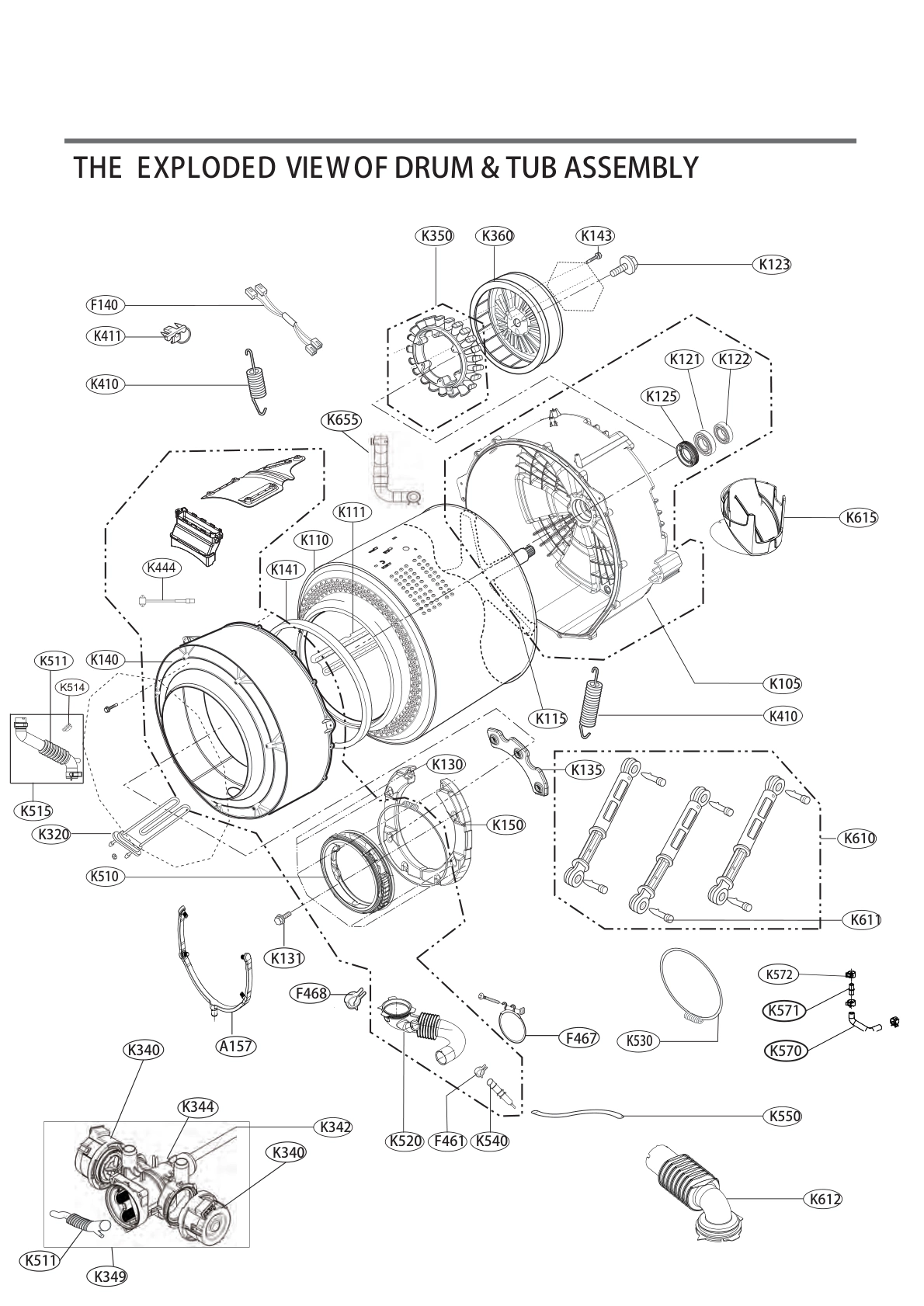 DRUM & TUB ASSEMBLY