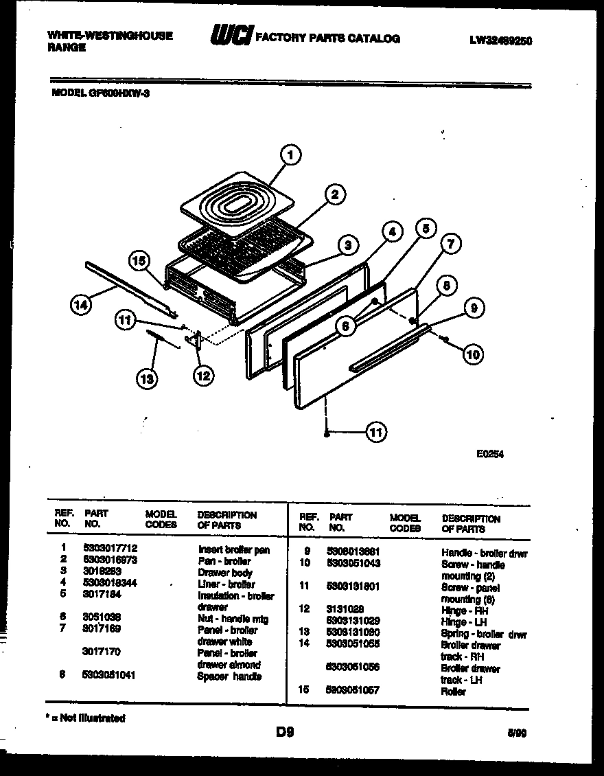 04 - BROILER DRAWER PARTS