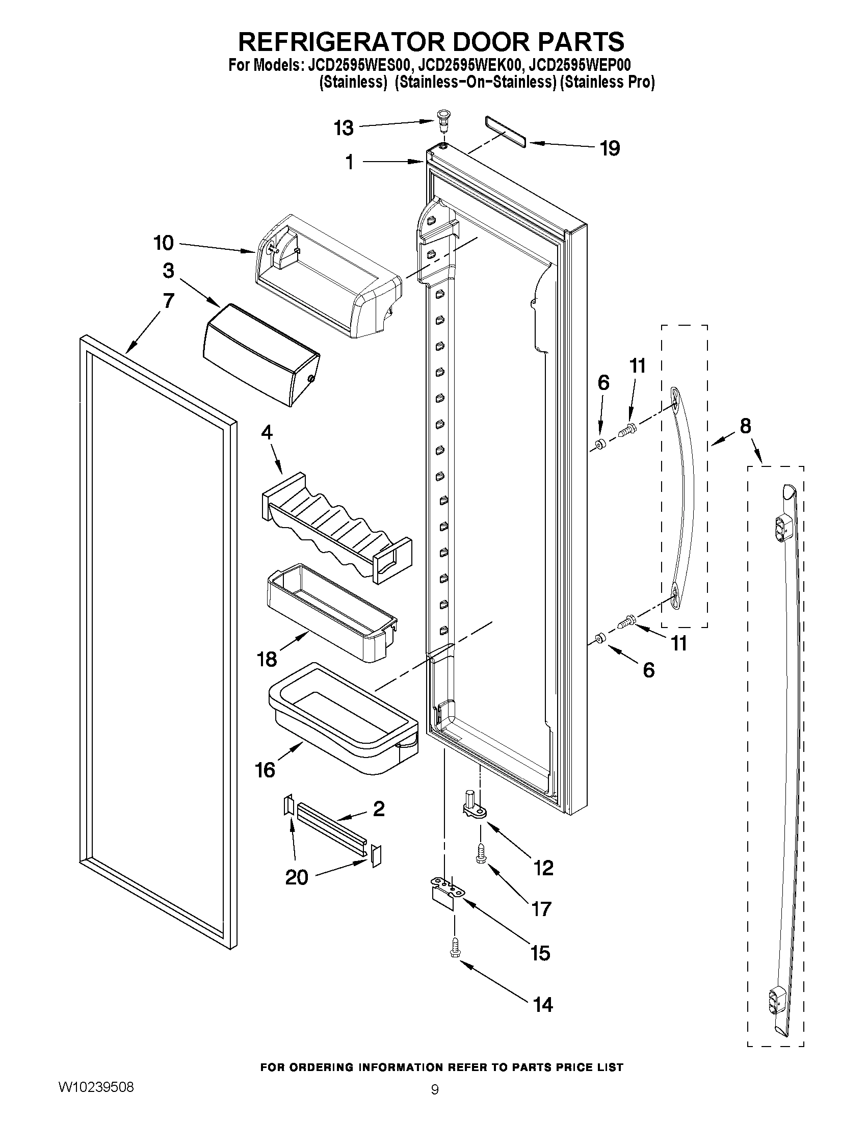 06 - REFRIGERATOR DOOR PARTS