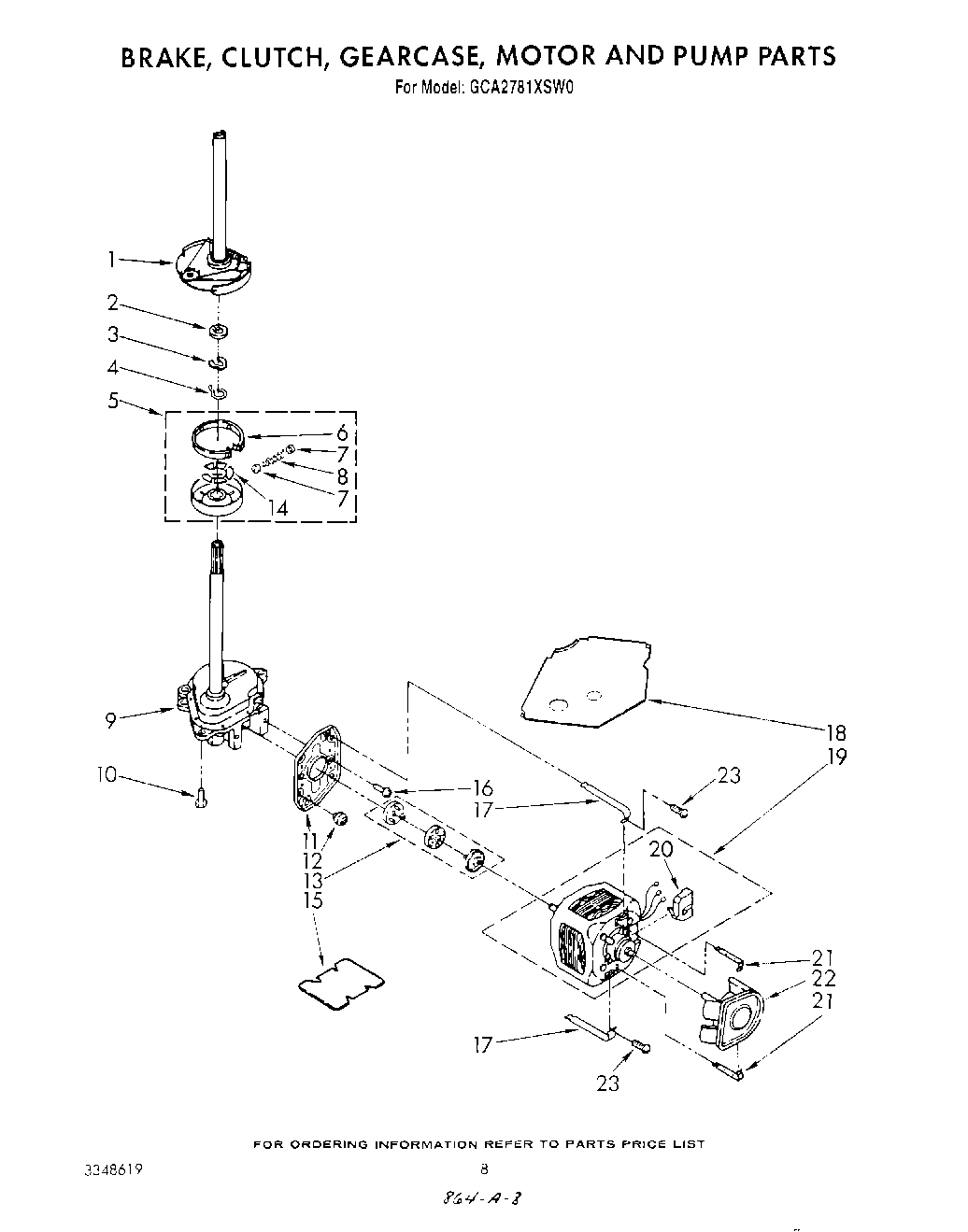 06 - BRAKE, CLUTCH, GEARCASE, MOTOR AND PUMP