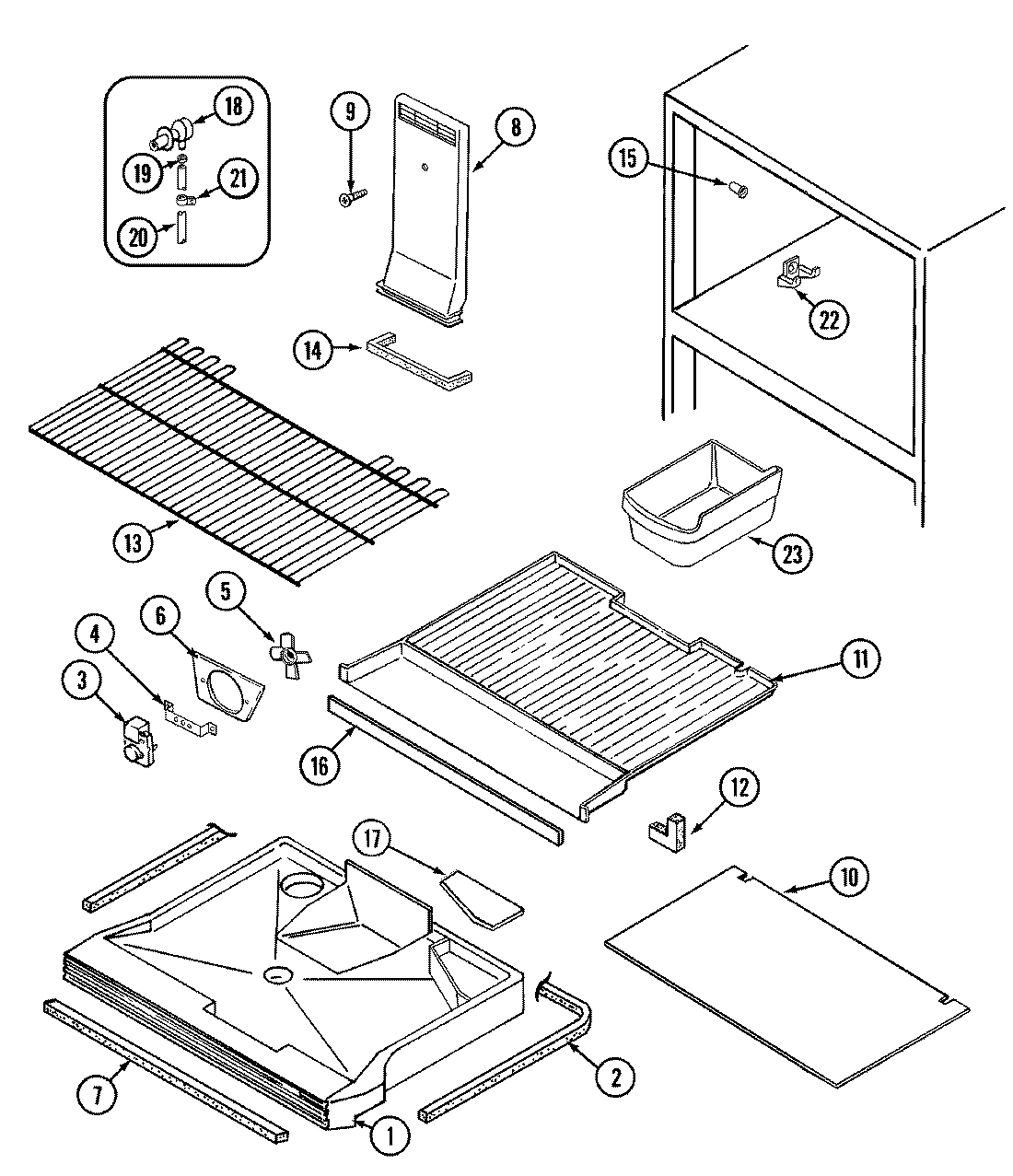 01 - FREEZER COMPARTMENT