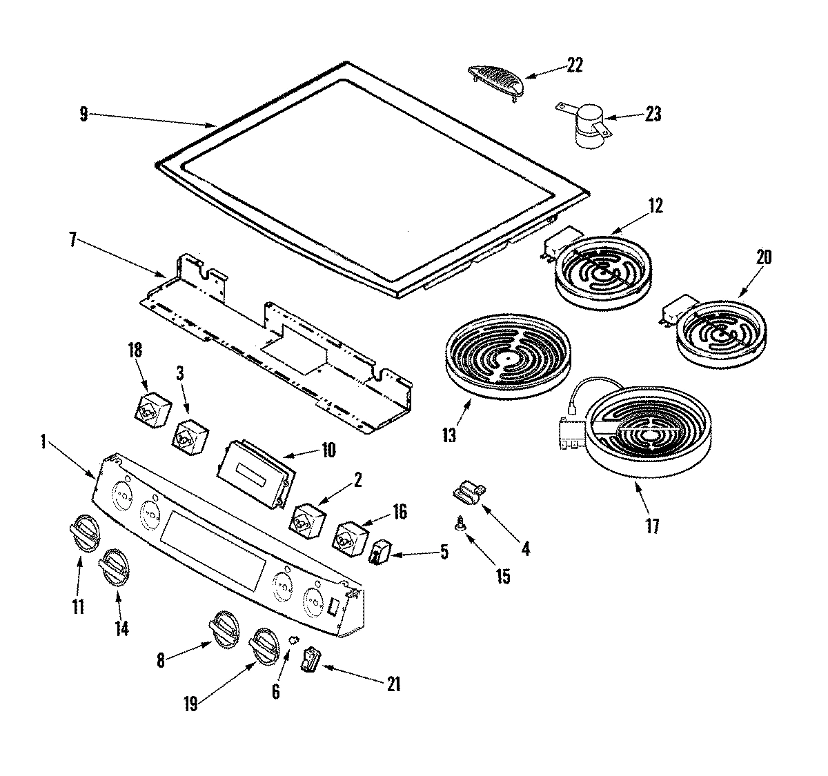 02 - CONTROL PANEL/TOP ASY