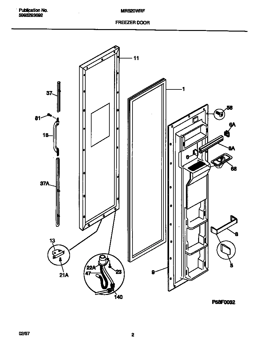 02 - FREEZER DOOR