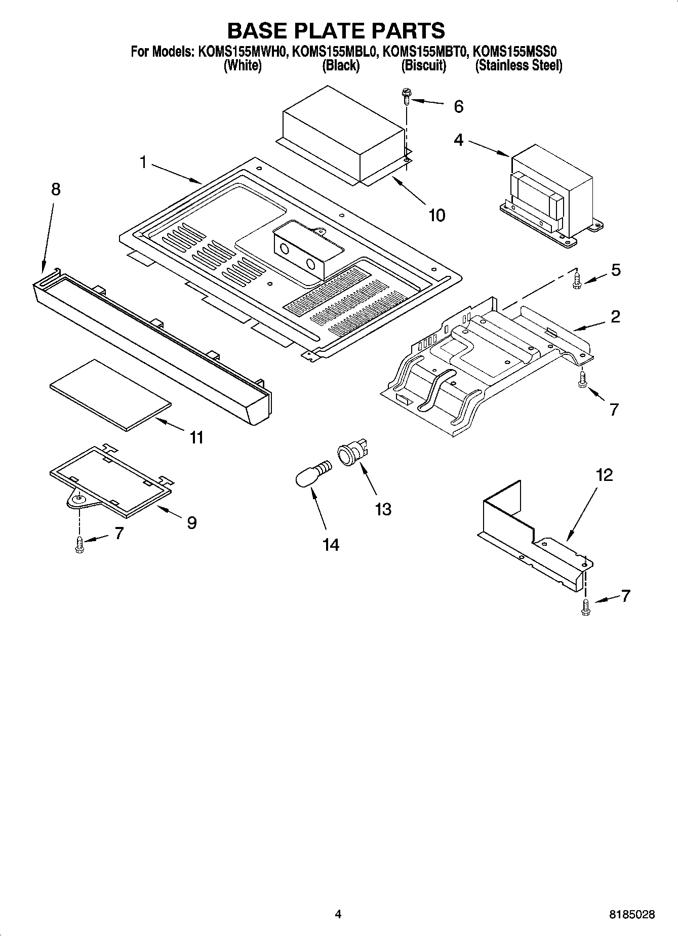04 - BASE PLATE PARTS