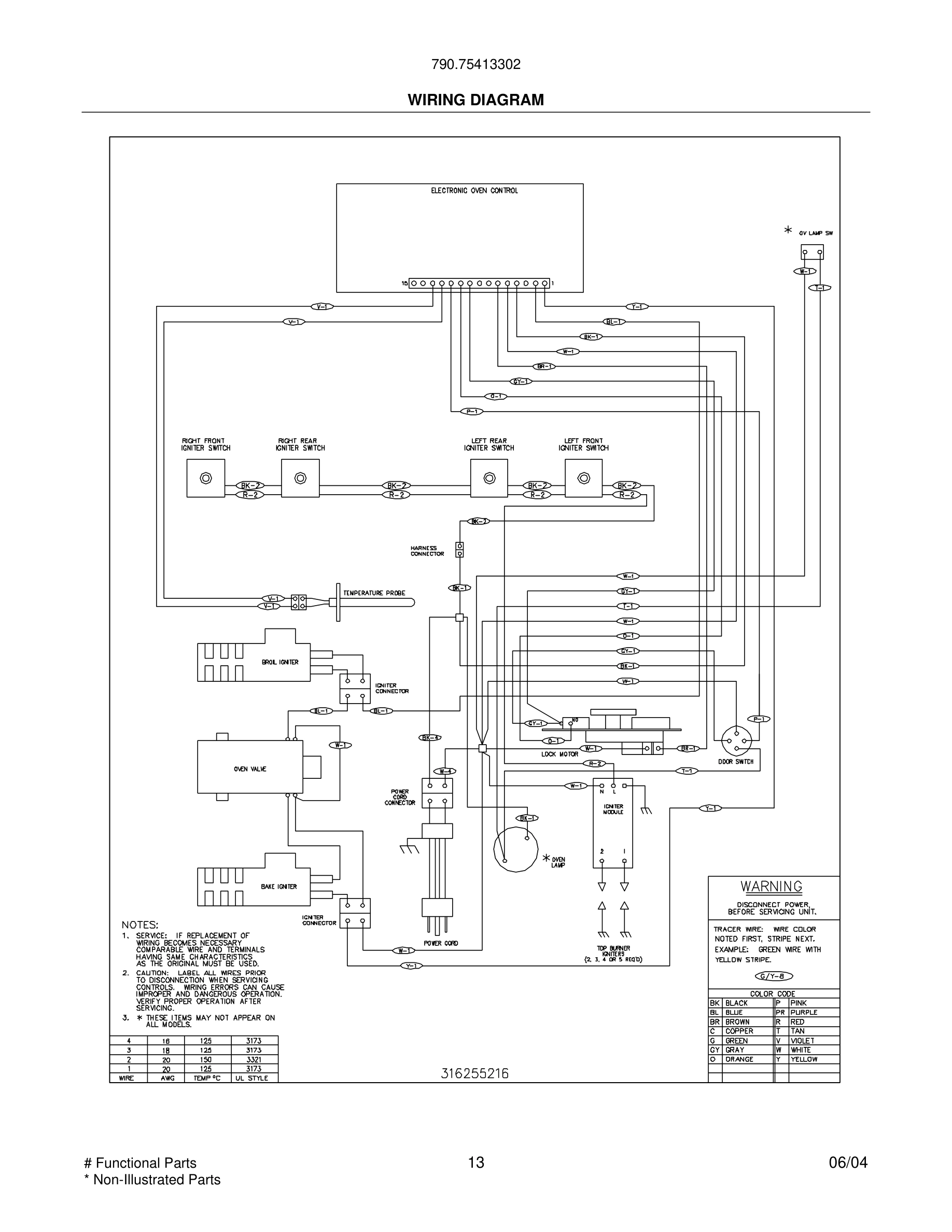13 - WIRING DIAGRAM