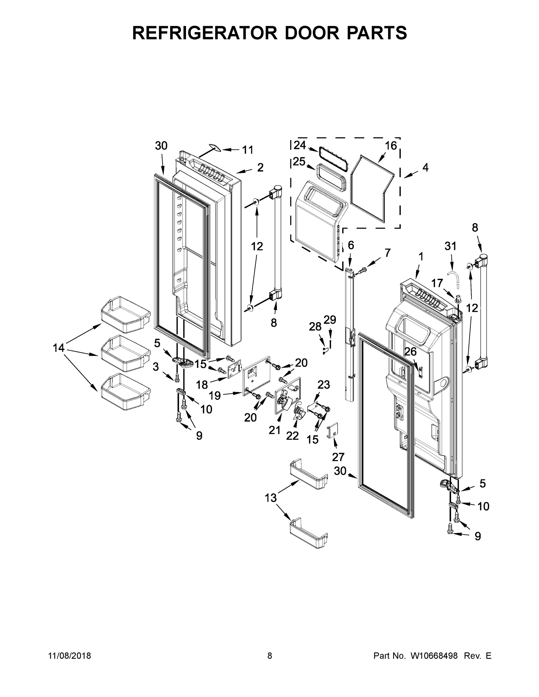 05 - REFRIGERATOR DOOR PARTS