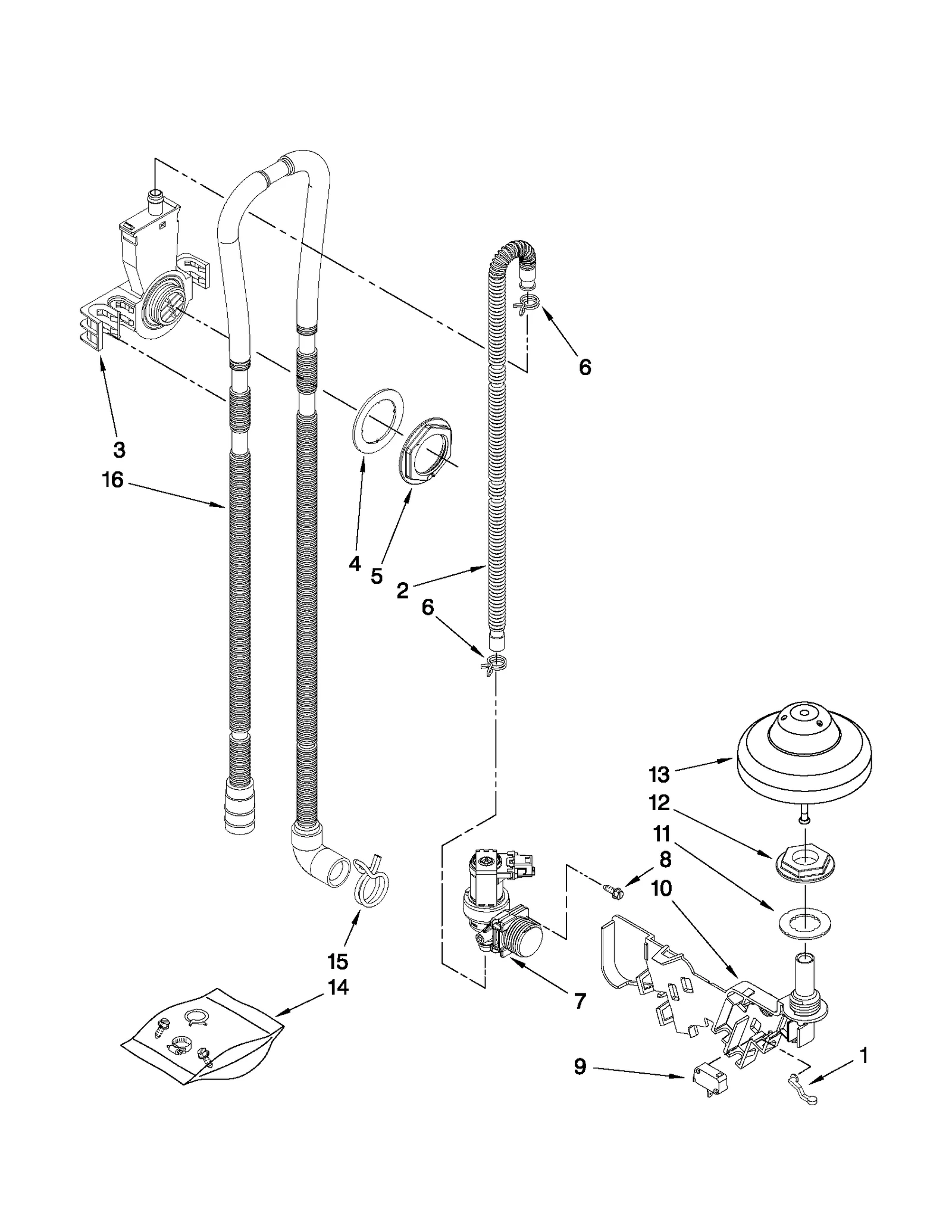 FILL, DRAIN AND OVERFILL PARTS